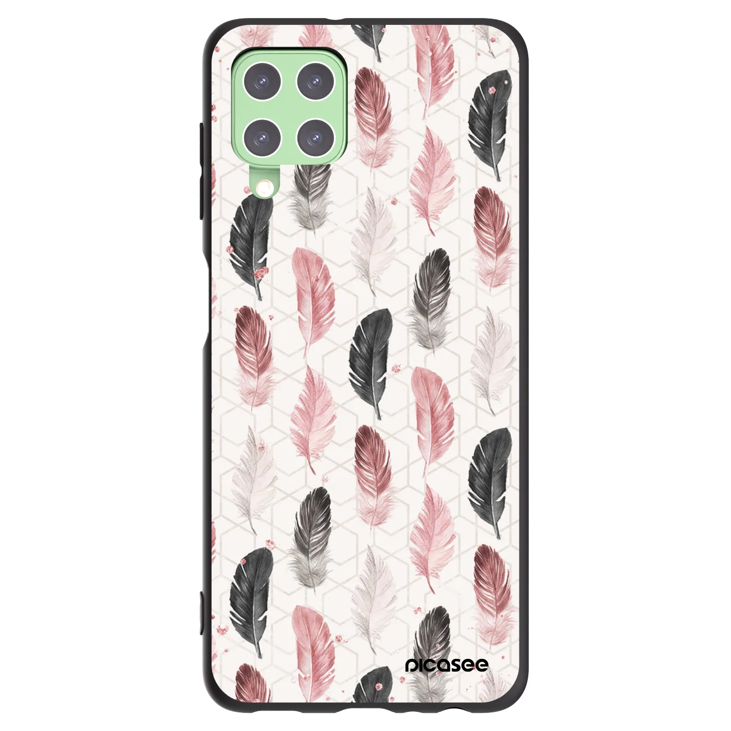 Picasee silikonový černý obal pro Samsung Galaxy A22 A225F 4G - Pírka 2