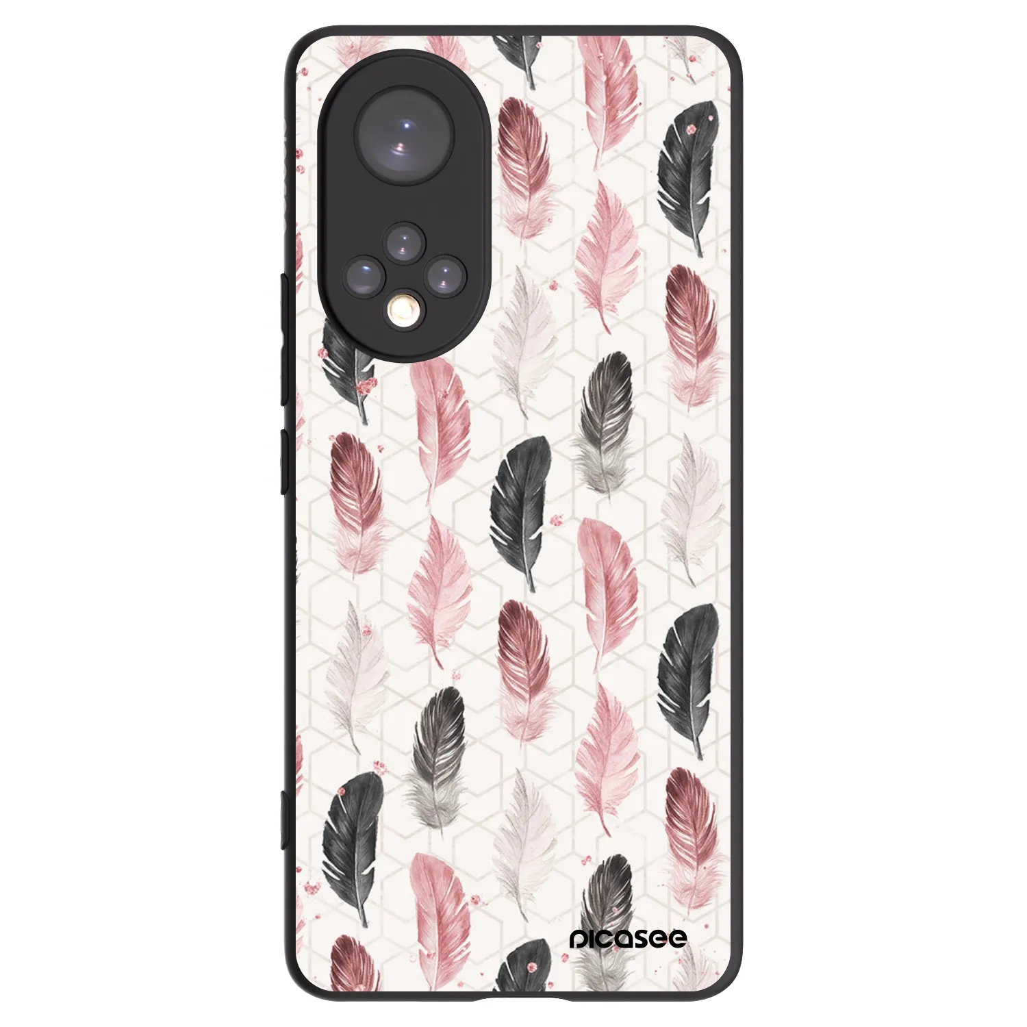 Picasee silikonový černý obal pro Honor 50 5G - Pírka 2