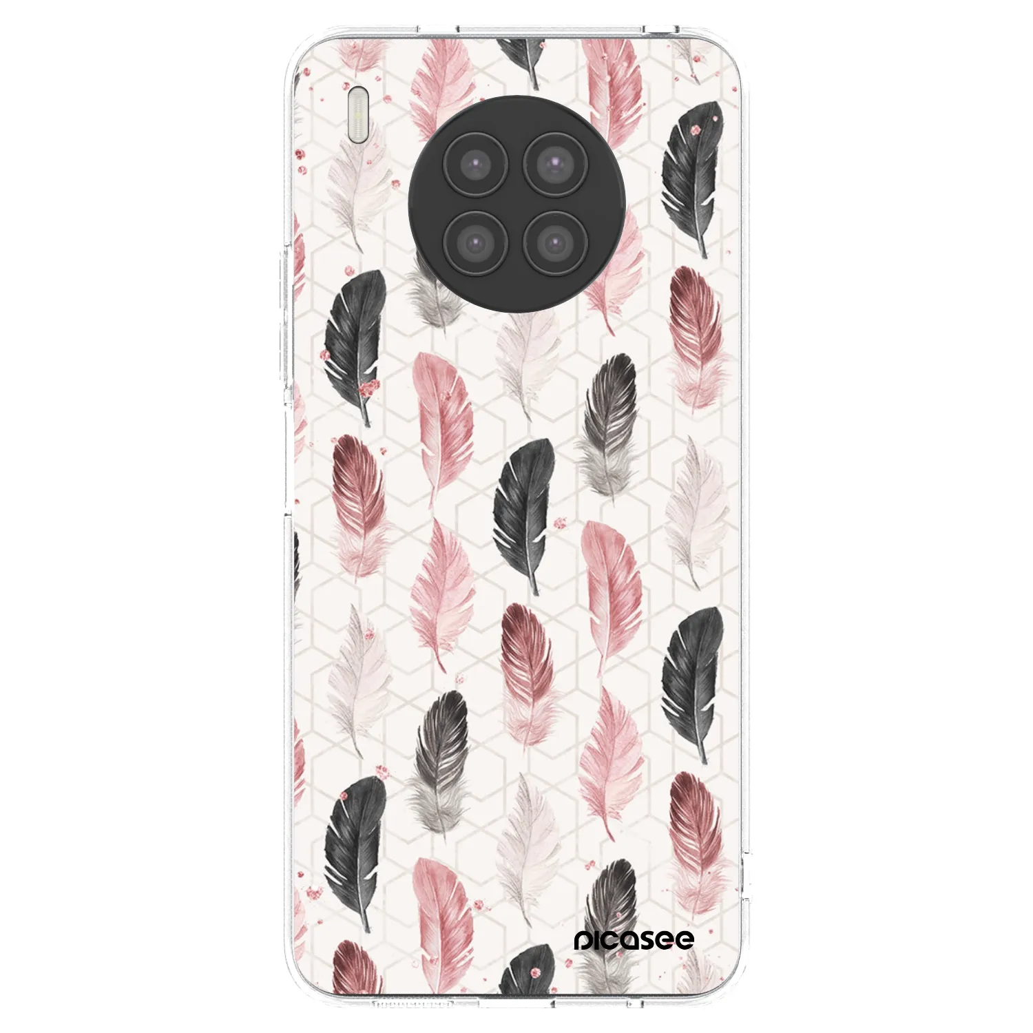 Picasee silikonový průhledný obal pro Huawei Nova 8i - Pírka 2