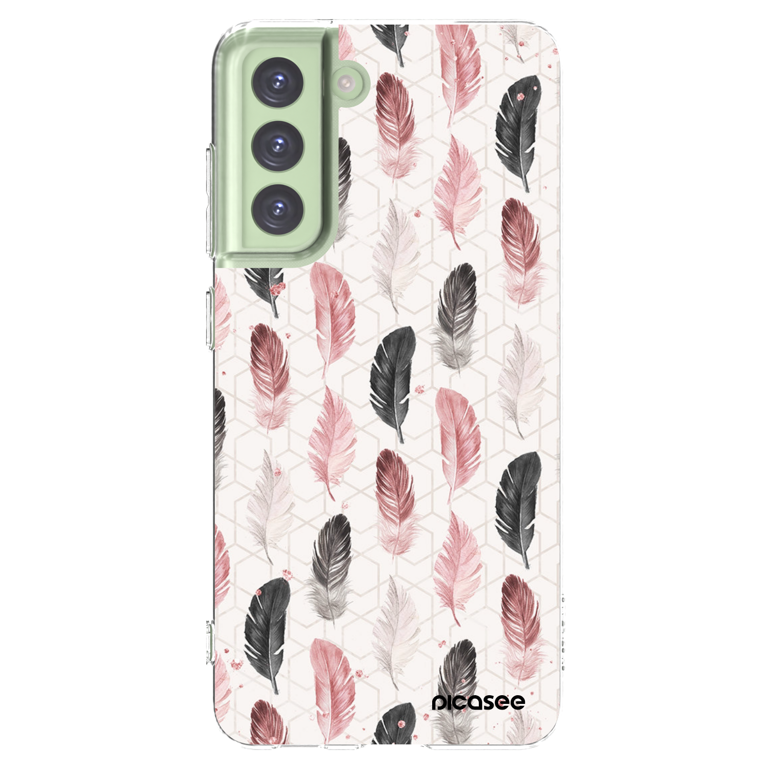 Picasee silikonový průhledný obal pro Samsung Galaxy S21 FE 5G - Pírka 2