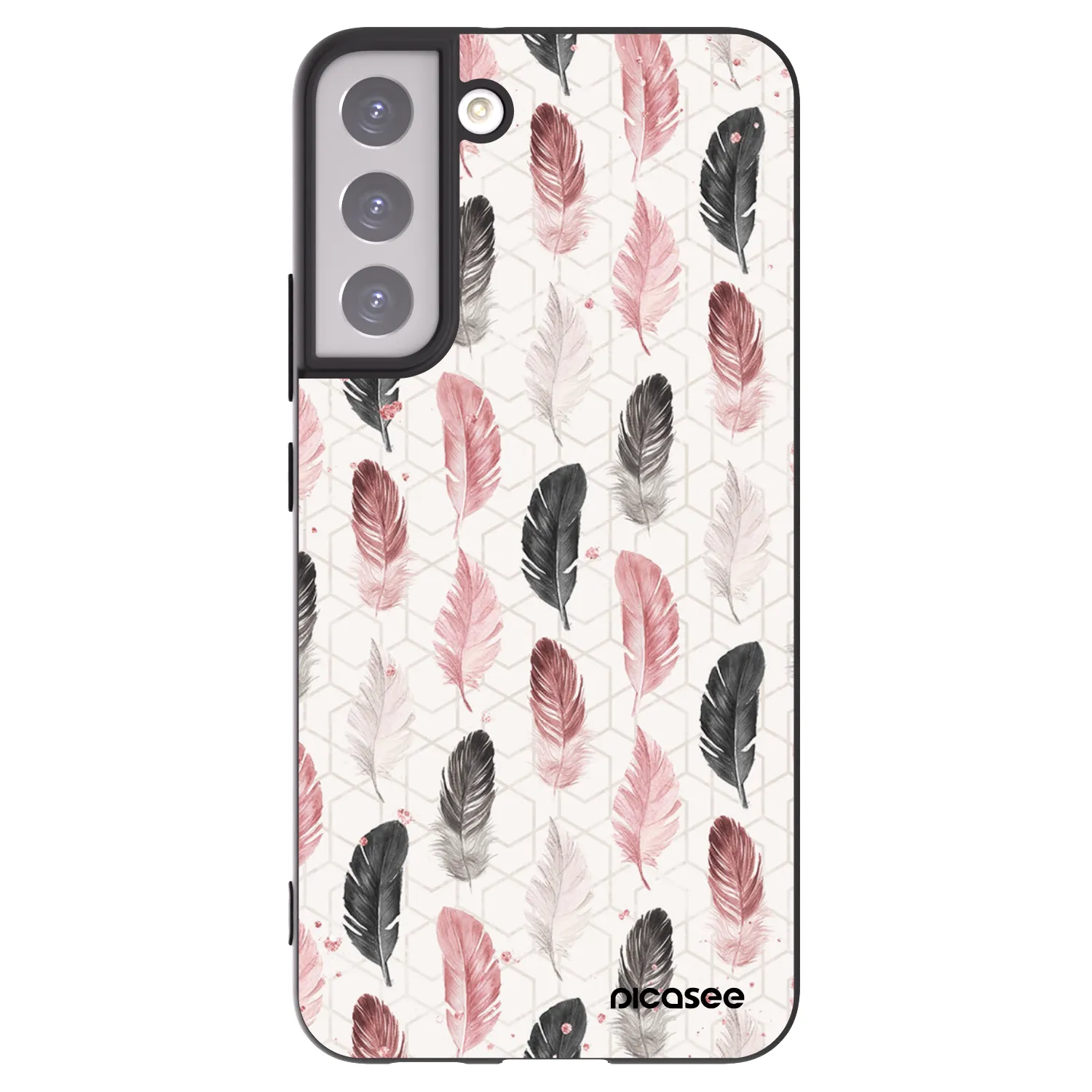 Picasee silikonový černý obal pro Samsung Galaxy S22+ 5G - Pírka 2