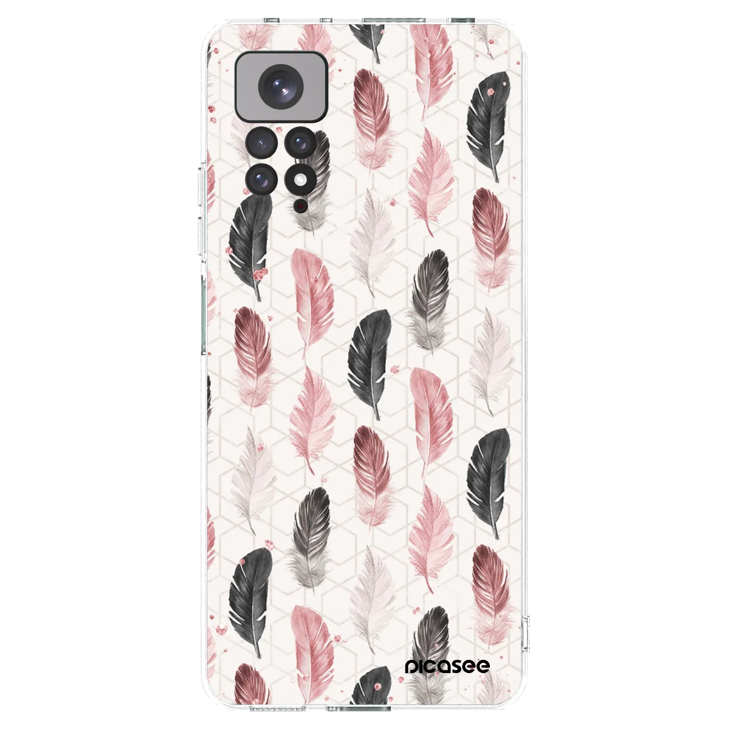 Picasee silikonový průhledný obal pro Xiaomi Redmi Note 11 - Pírka 2