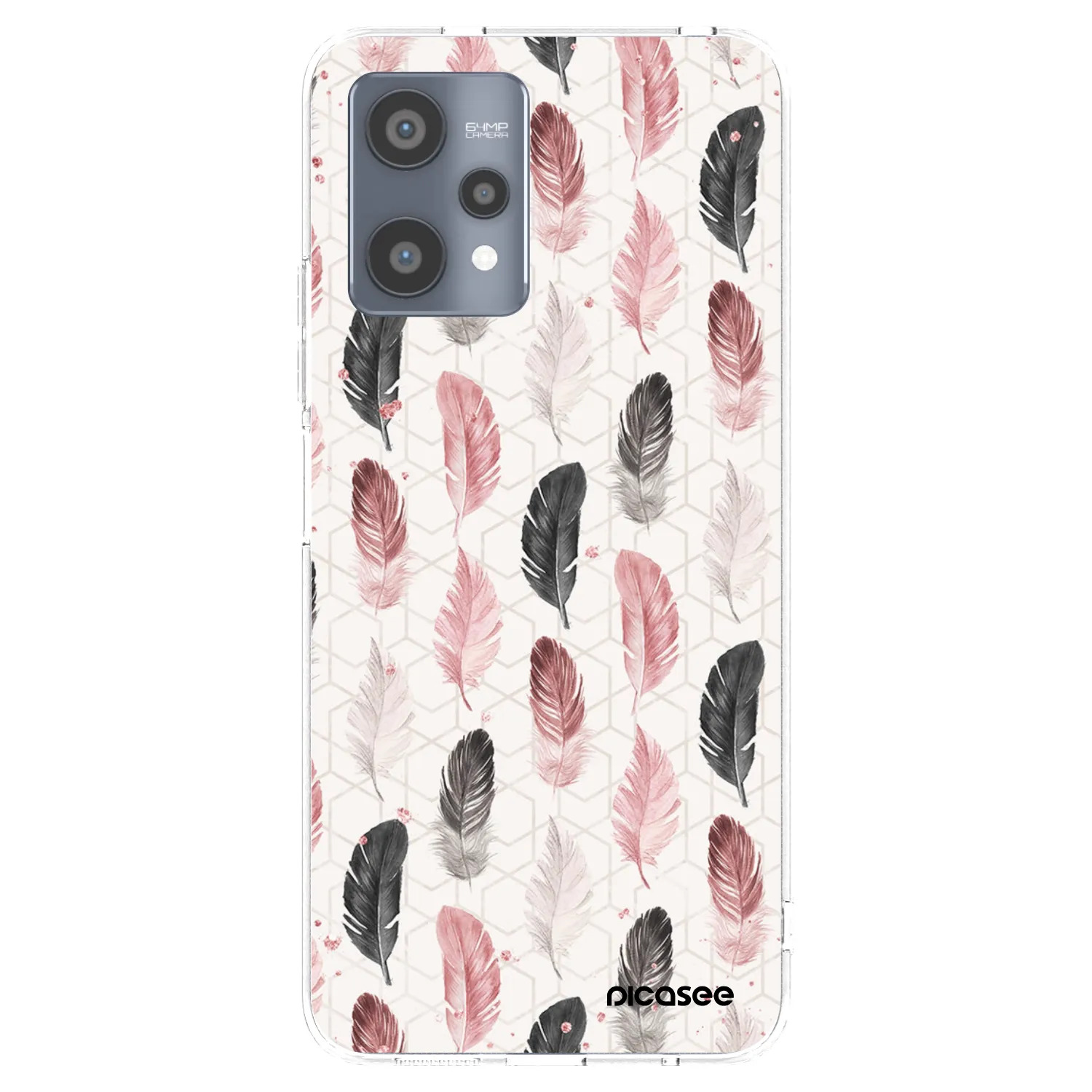 Picasee silikonový průhledný obal pro Realme 9 Pro 5G - Pírka 2