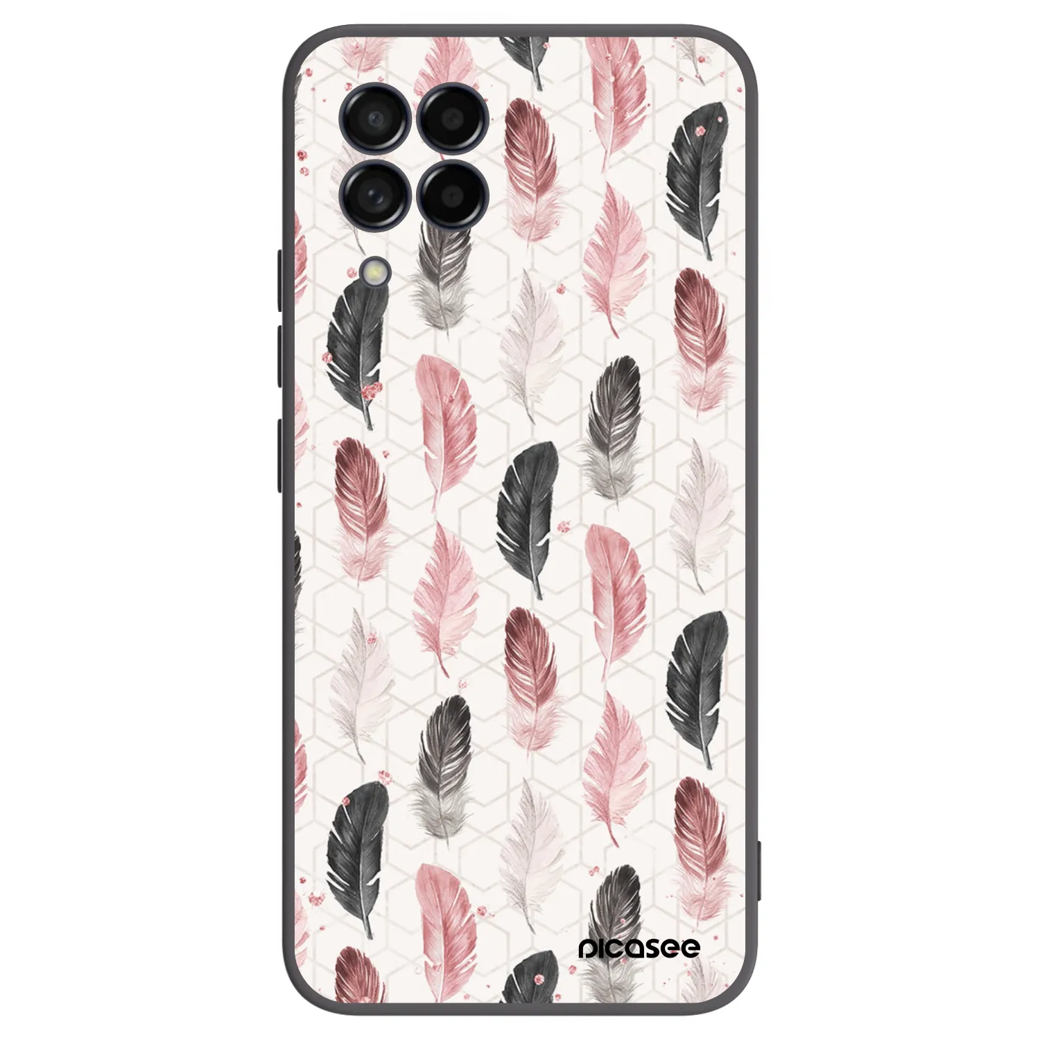 Picasee silikonový černý obal pro Samsung Galaxy M53 5G - Pírka 2