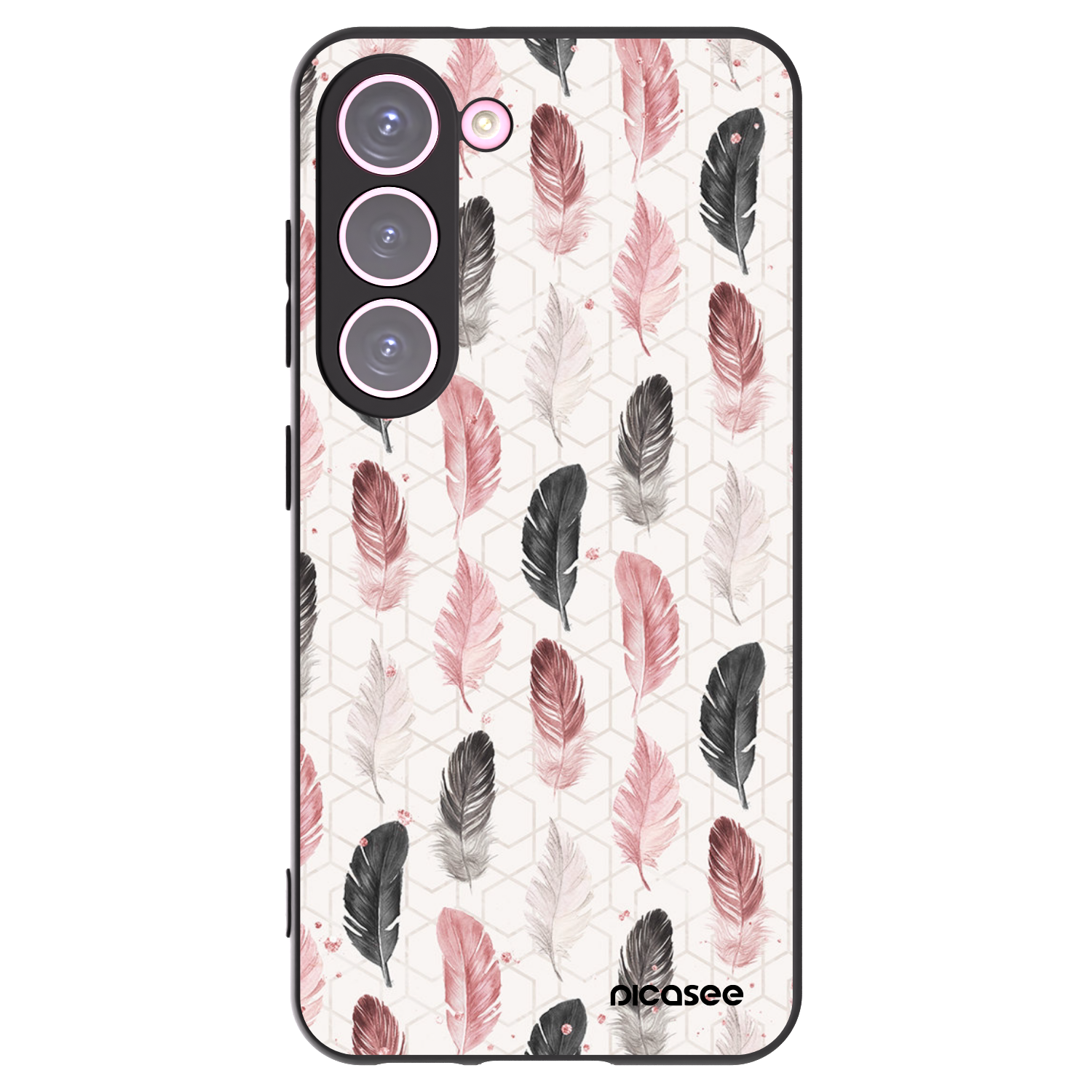 Picasee silikonový černý obal pro Samsung Galaxy S23 5G - Pírka 2