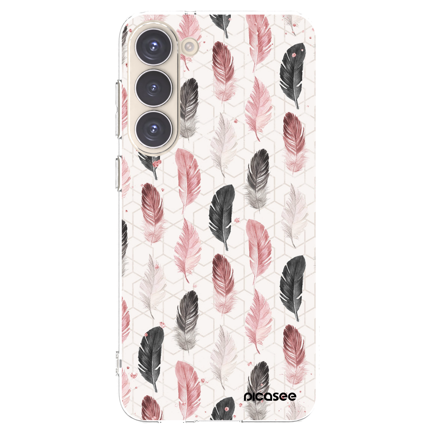 Picasee silikonový průhledný obal pro Samsung Galaxy S23+ 5G - Pírka 2