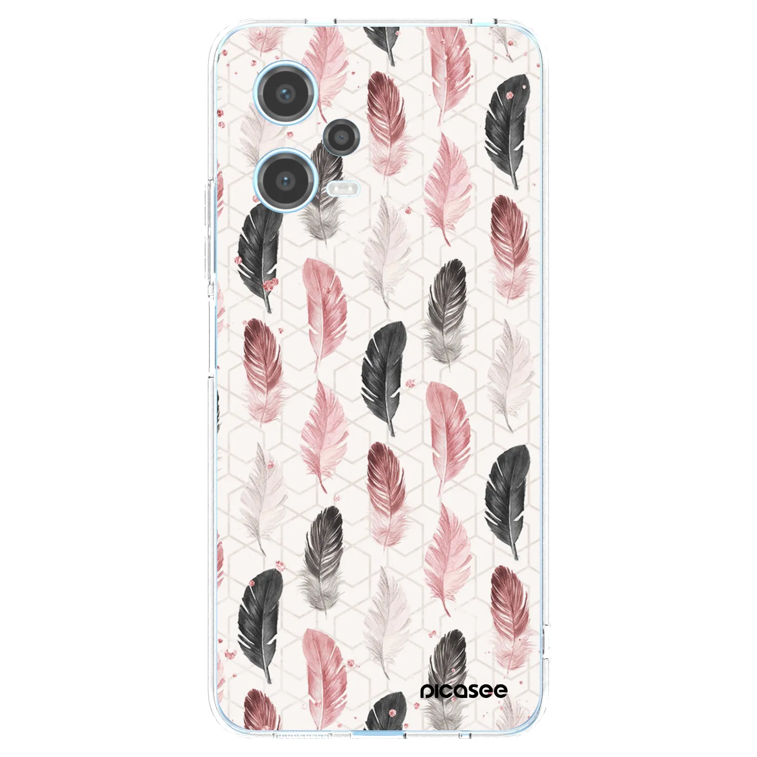 Picasee silikonový průhledný obal pro Xiaomi Redmi Note 12 5G - Pírka 2