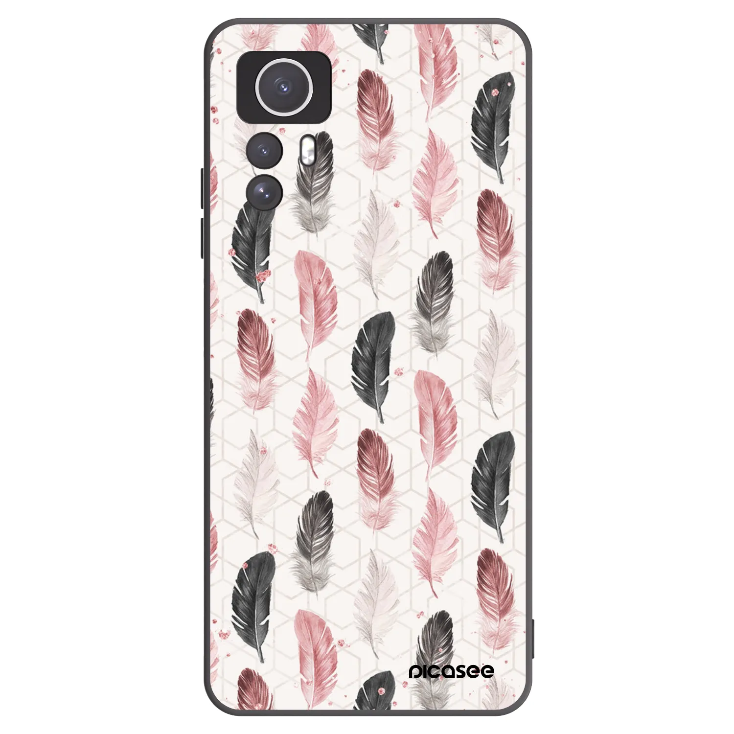 Picasee silikonový černý obal pro Xiaomi Redmi Note 12S - Pírka 2