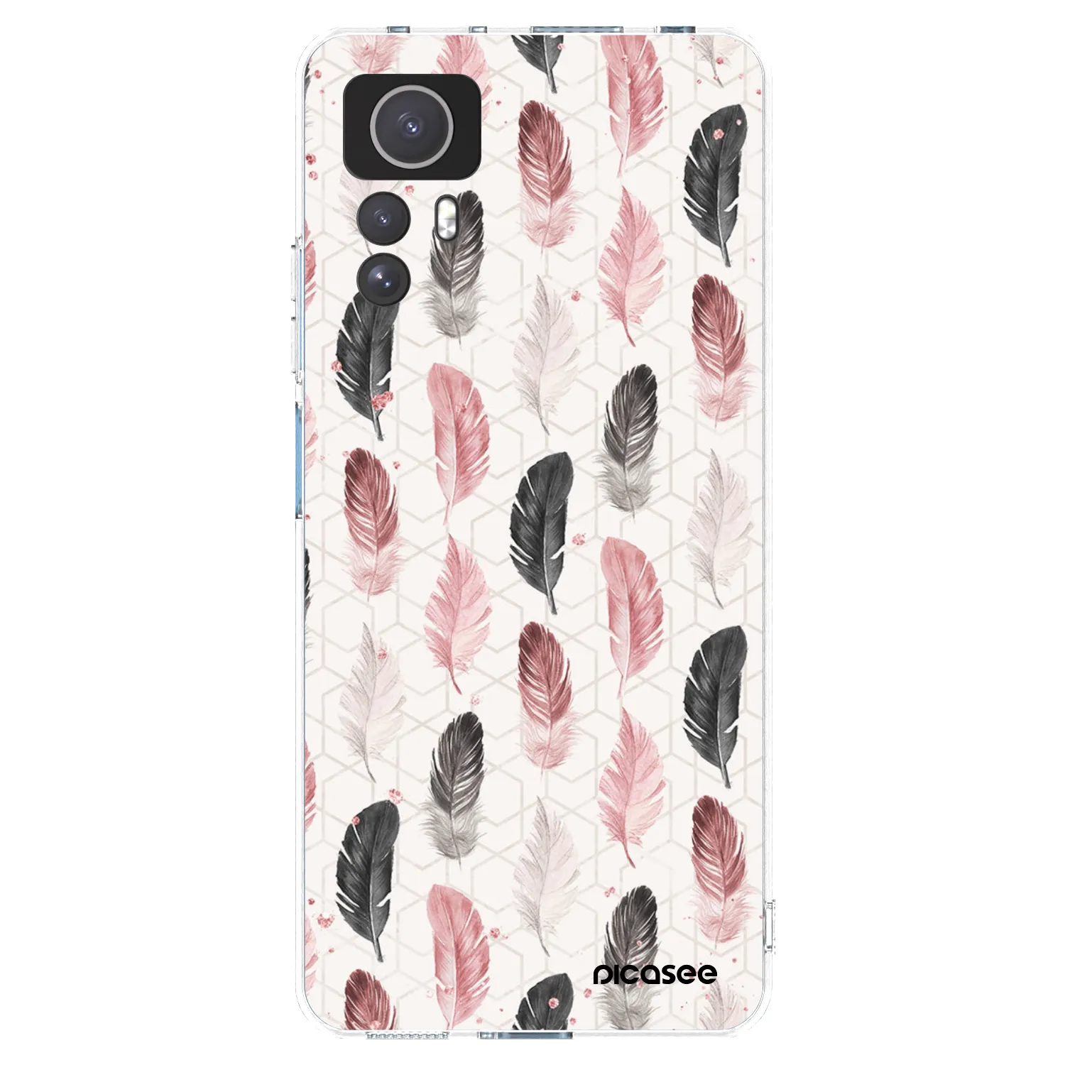 Picasee silikonový průhledný obal pro Xiaomi Redmi Note 12S - Pírka 2