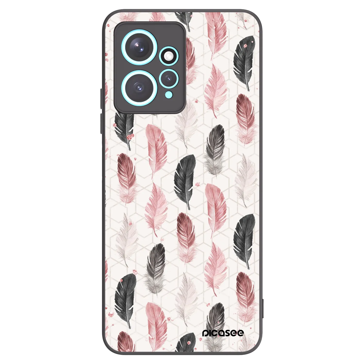 Picasee silikonový černý obal pro Xiaomi Redmi Note 12 4G - Pírka 2
