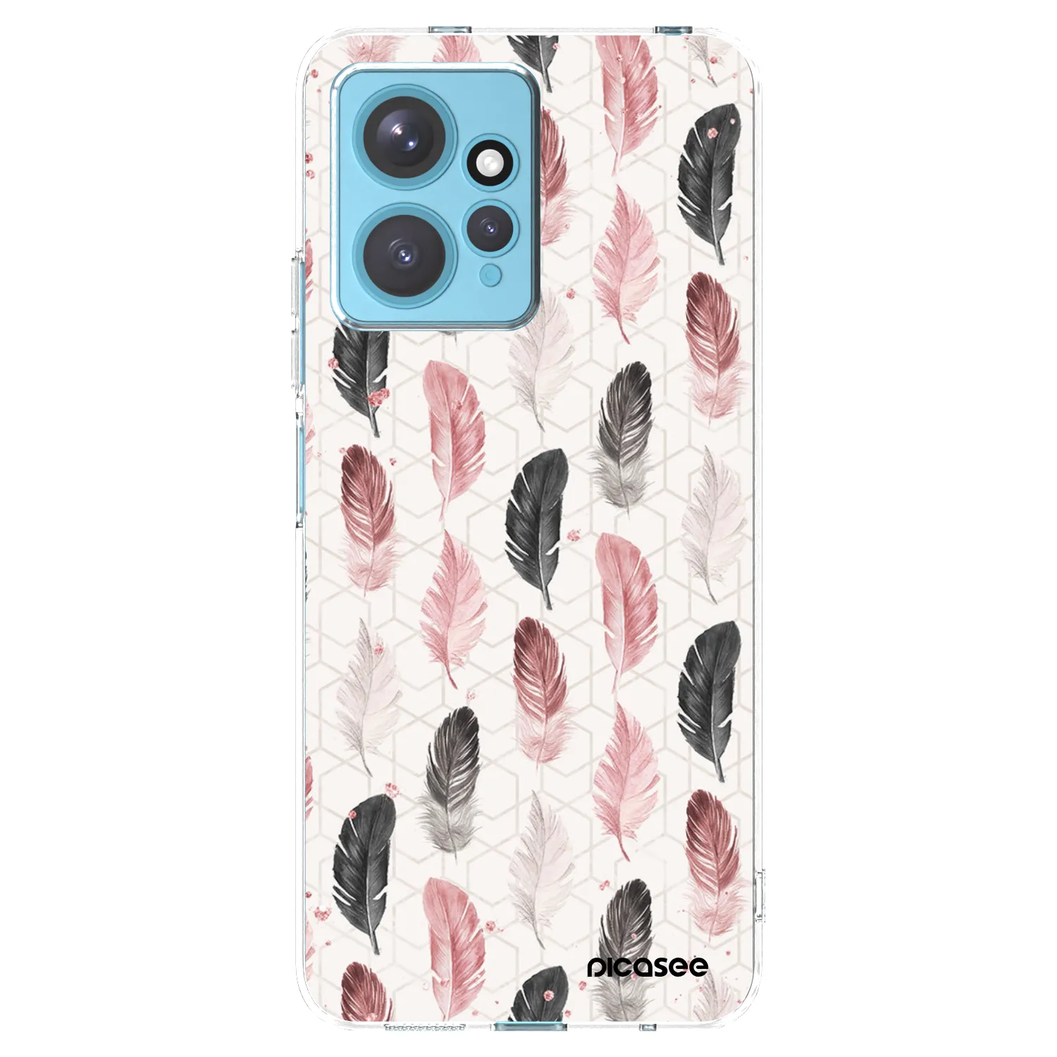 Picasee silikonový průhledný obal pro Xiaomi Redmi Note 12 4G - Pírka 2