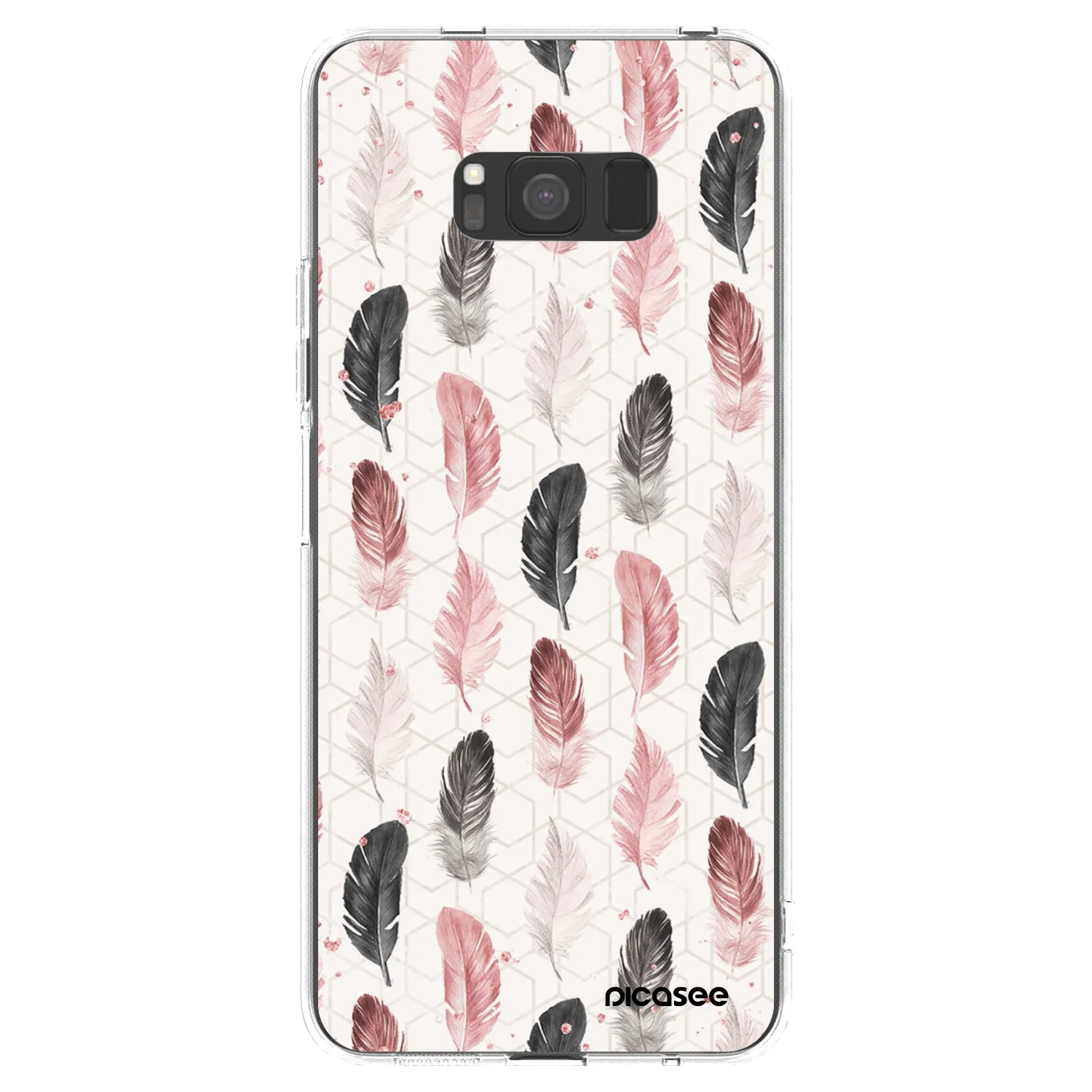 Picasee silikonový průhledný obal pro Samsung Galaxy S8 G950F - Pírka 2