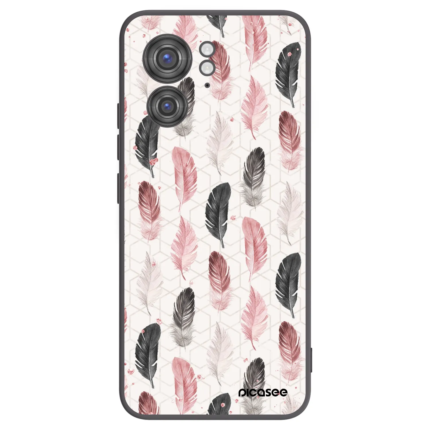 Picasee silikonový černý obal pro Motorola Edge 40 - Pírka 2