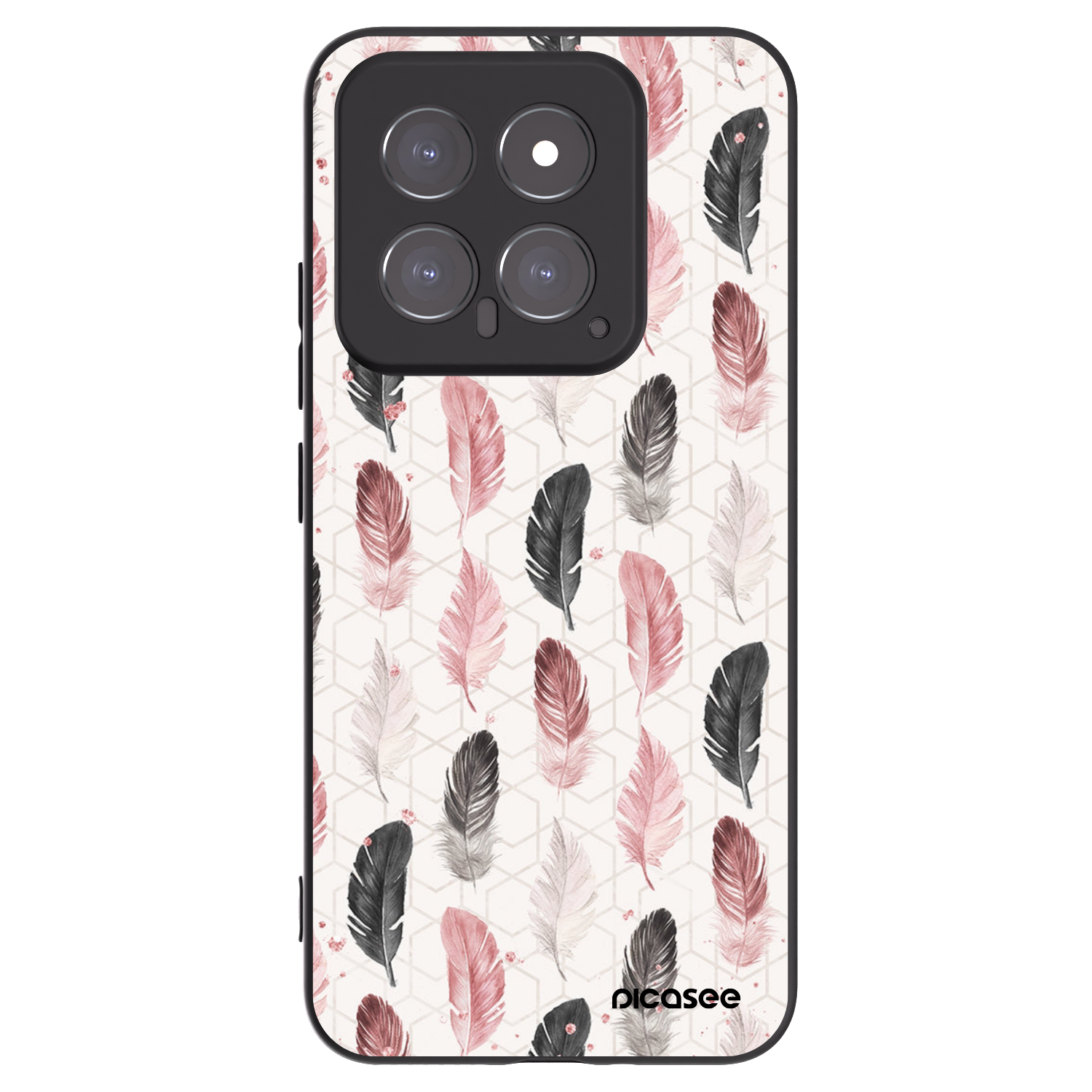 Picasee silikonový černý obal pro Xiaomi 14 - Pírka 2