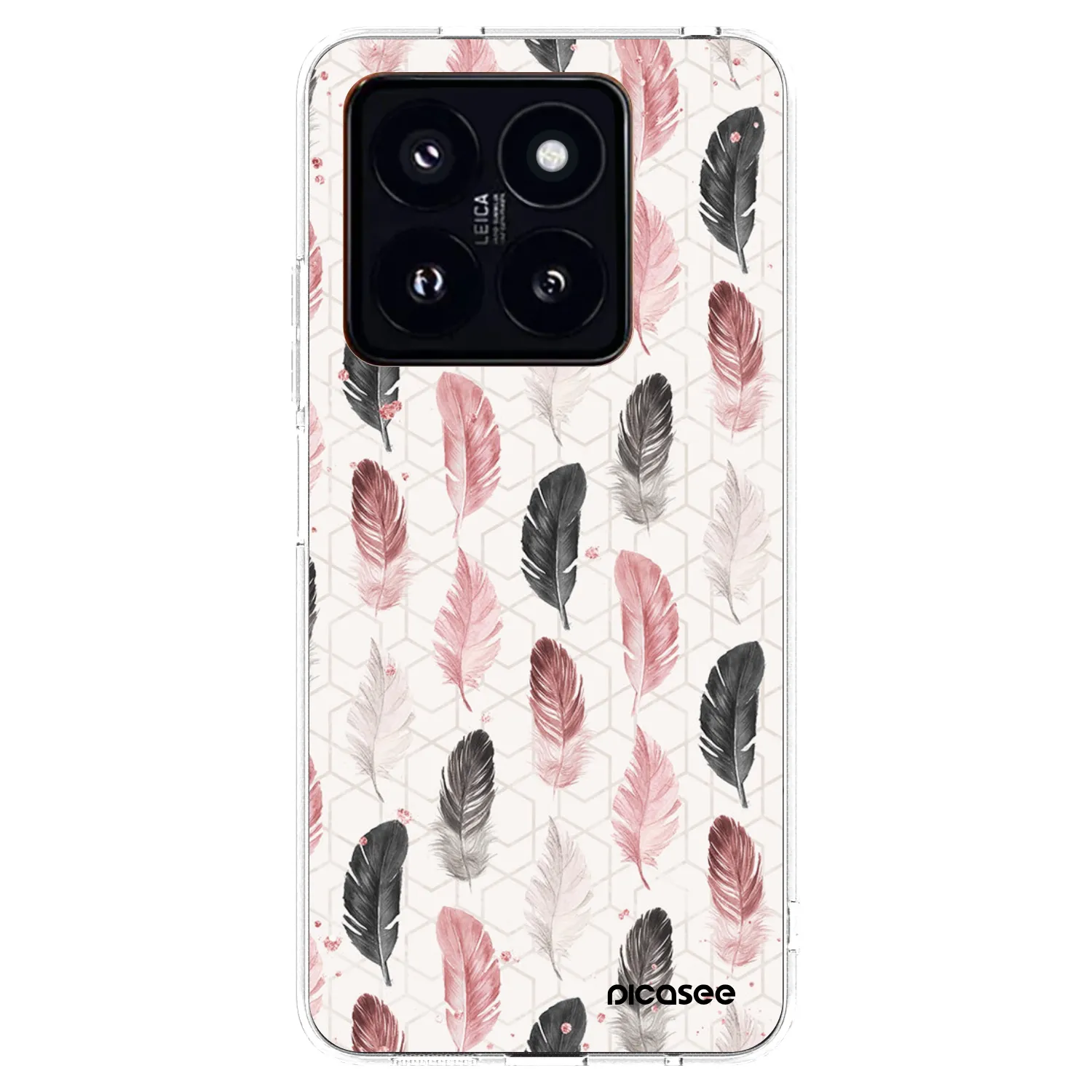 Picasee silikonový průhledný obal pro Xiaomi 14 Pro - Pírka 2
