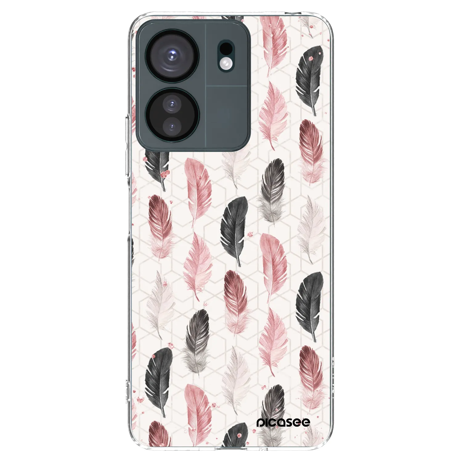 Picasee silikonový průhledný obal pro Xiaomi Redmi 13C 4G - Pírka 2