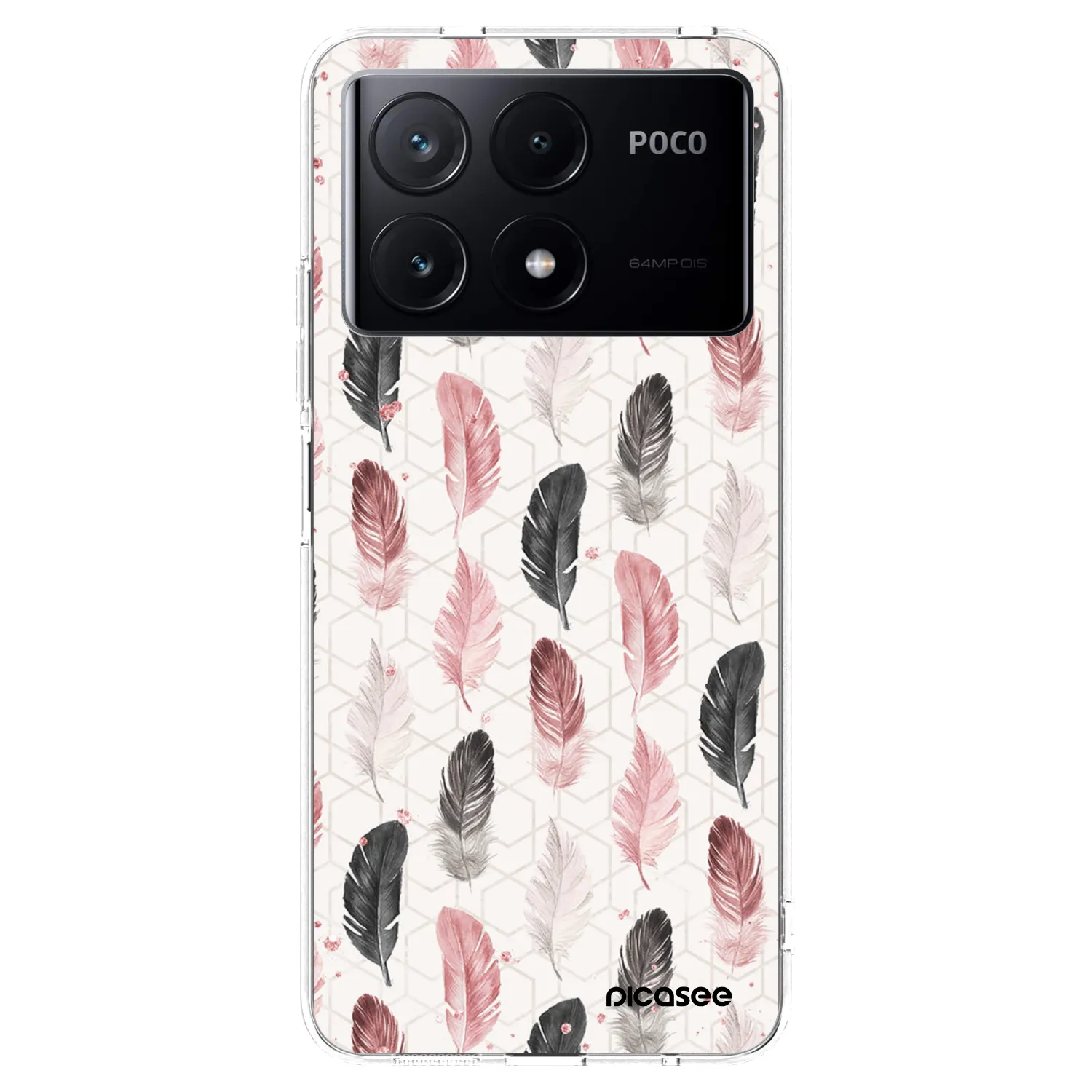 Picasee silikonový průhledný obal pro Xiaomi Poco X6 Pro - Pírka 2
