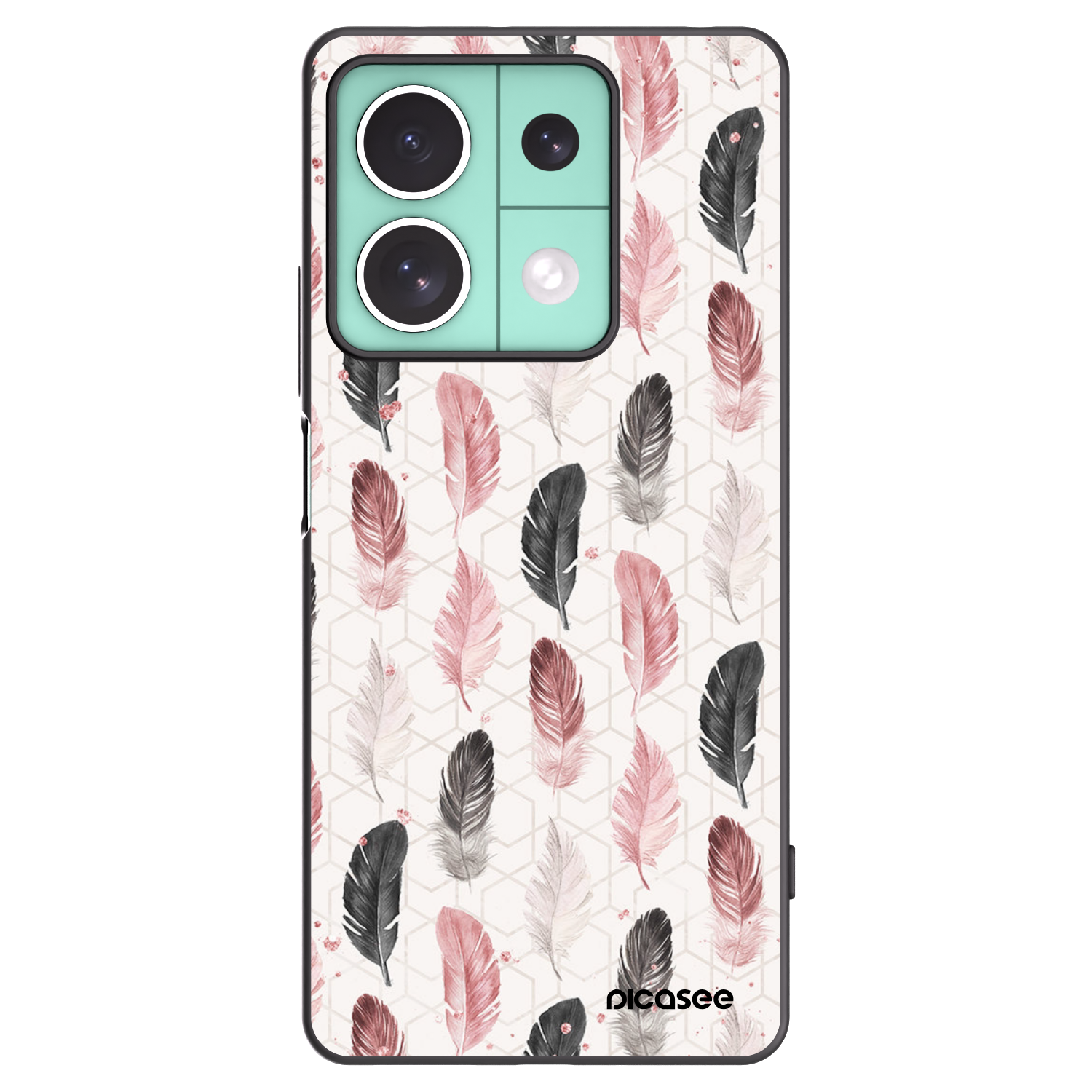 Picasee silikonový černý obal pro Xiaomi Redmi Note 13 5G - Pírka 2