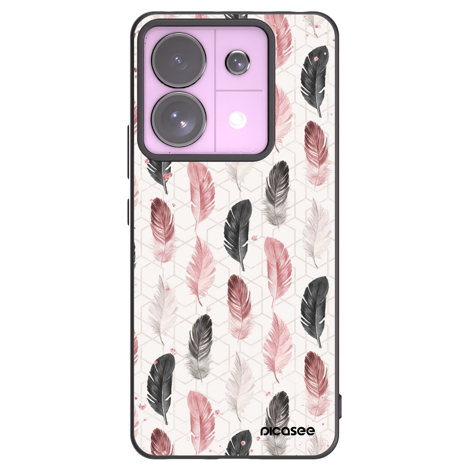 Picasee silikonový černý obal pro Xiaomi Redmi Note 13 Pro 5G - Pírka 2