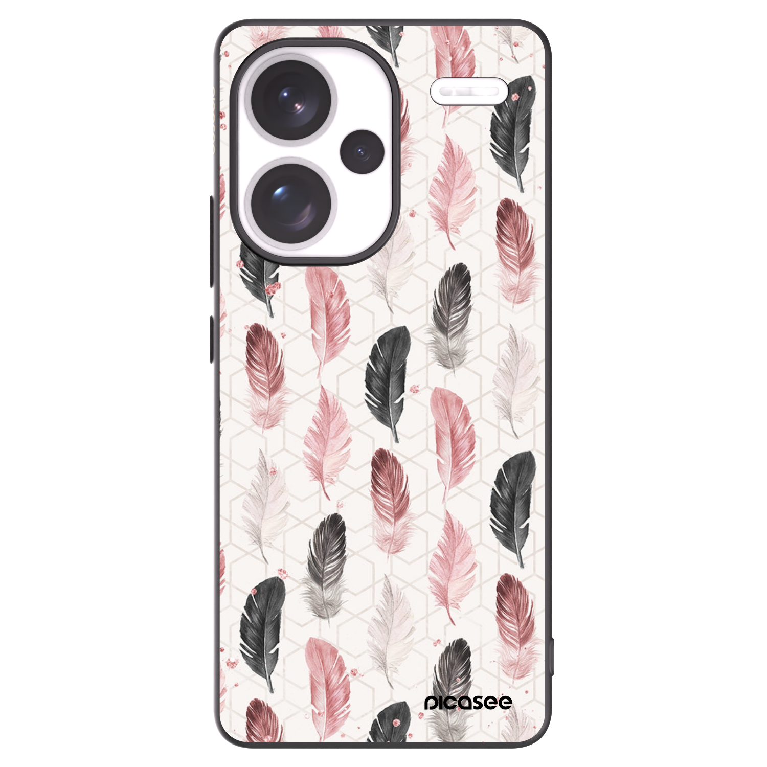 Picasee silikonový černý obal pro Xiaomi Redmi Note 13 Pro+ 5G - Pírka 2