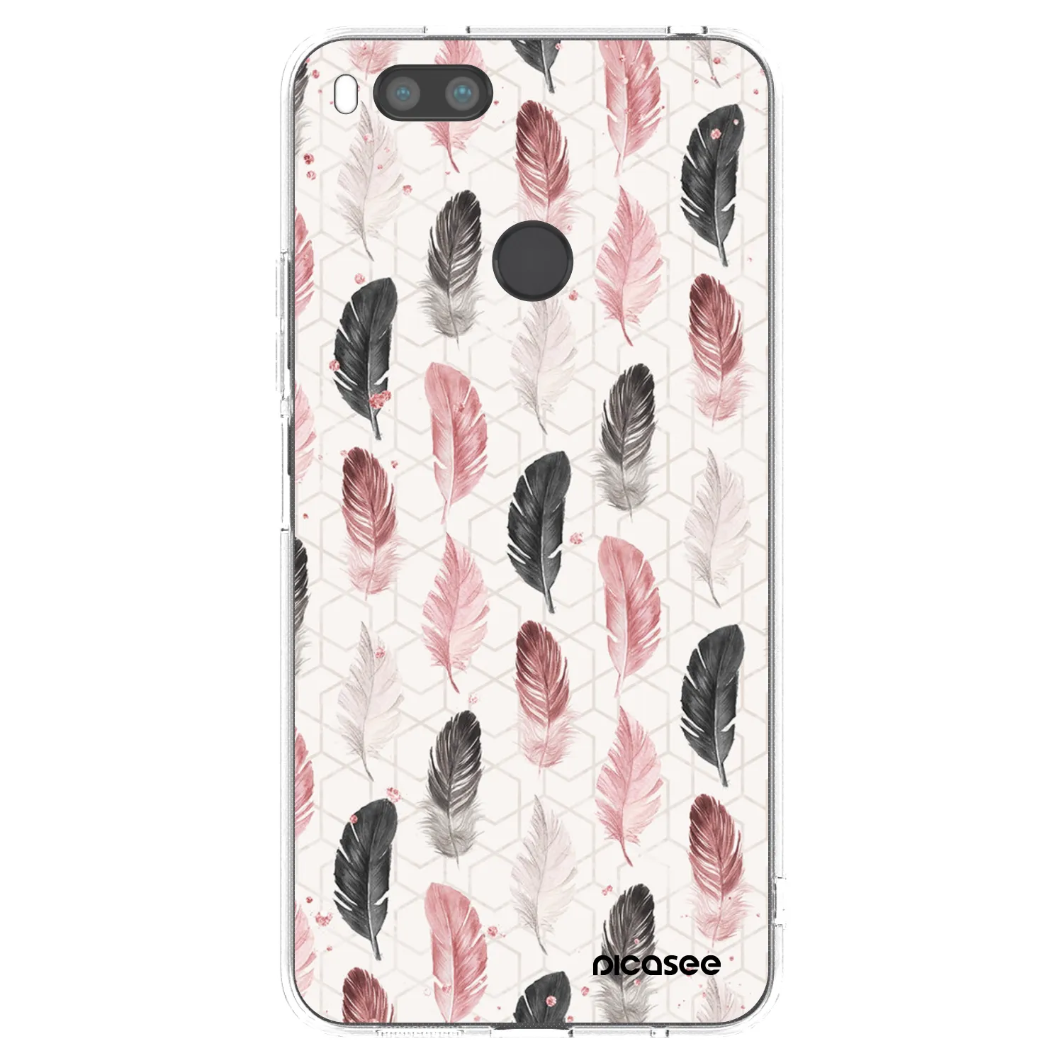 Picasee silikonový průhledný obal pro Xiaomi Mi A1 Global - Pírka 2