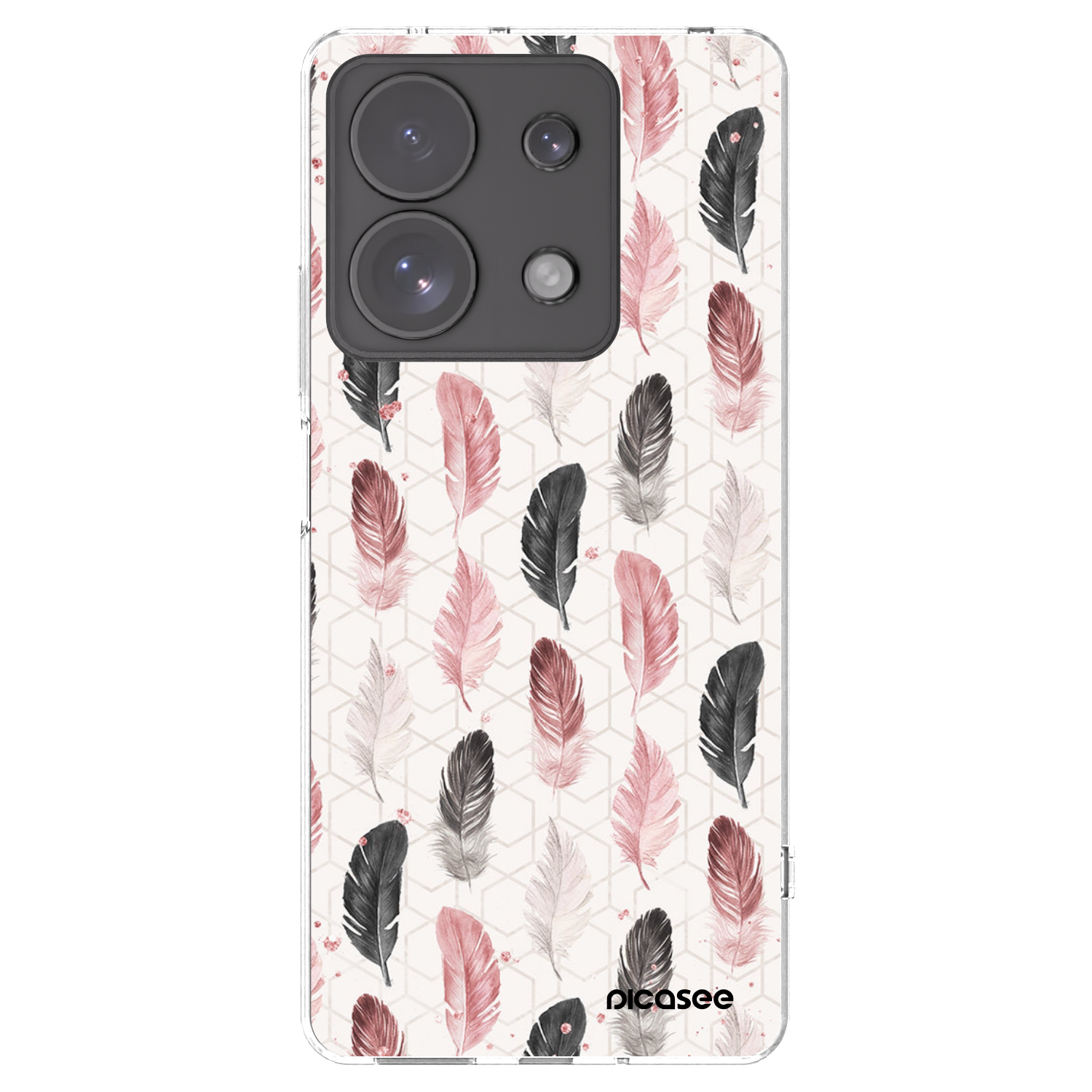 Picasee silikonový průhledný obal pro Xiaomi Redmi Note 13 Pro 4G - Pírka 2