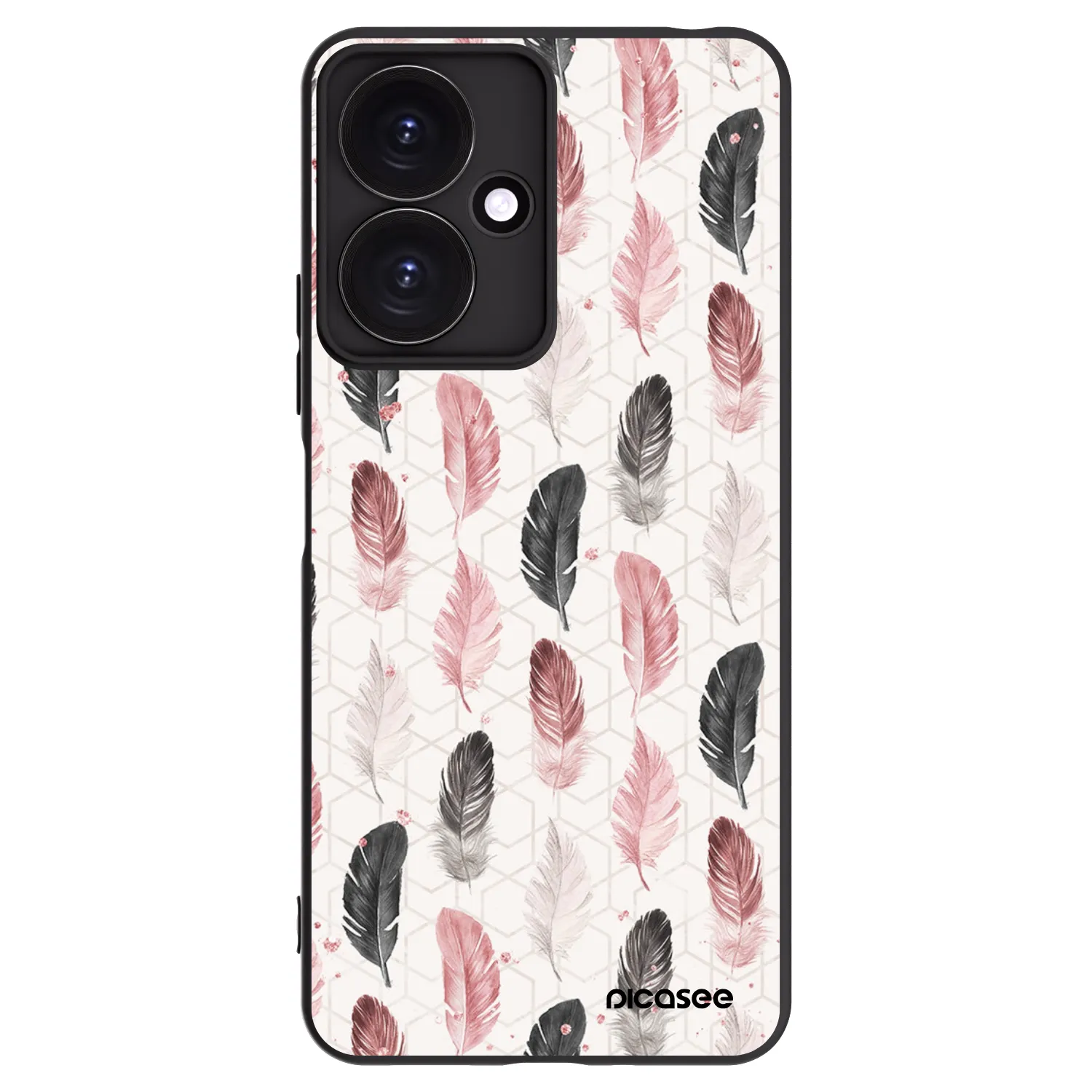 Picasee silikonový černý obal pro Xiaomi Redmi 13C 5G - Pírka 2