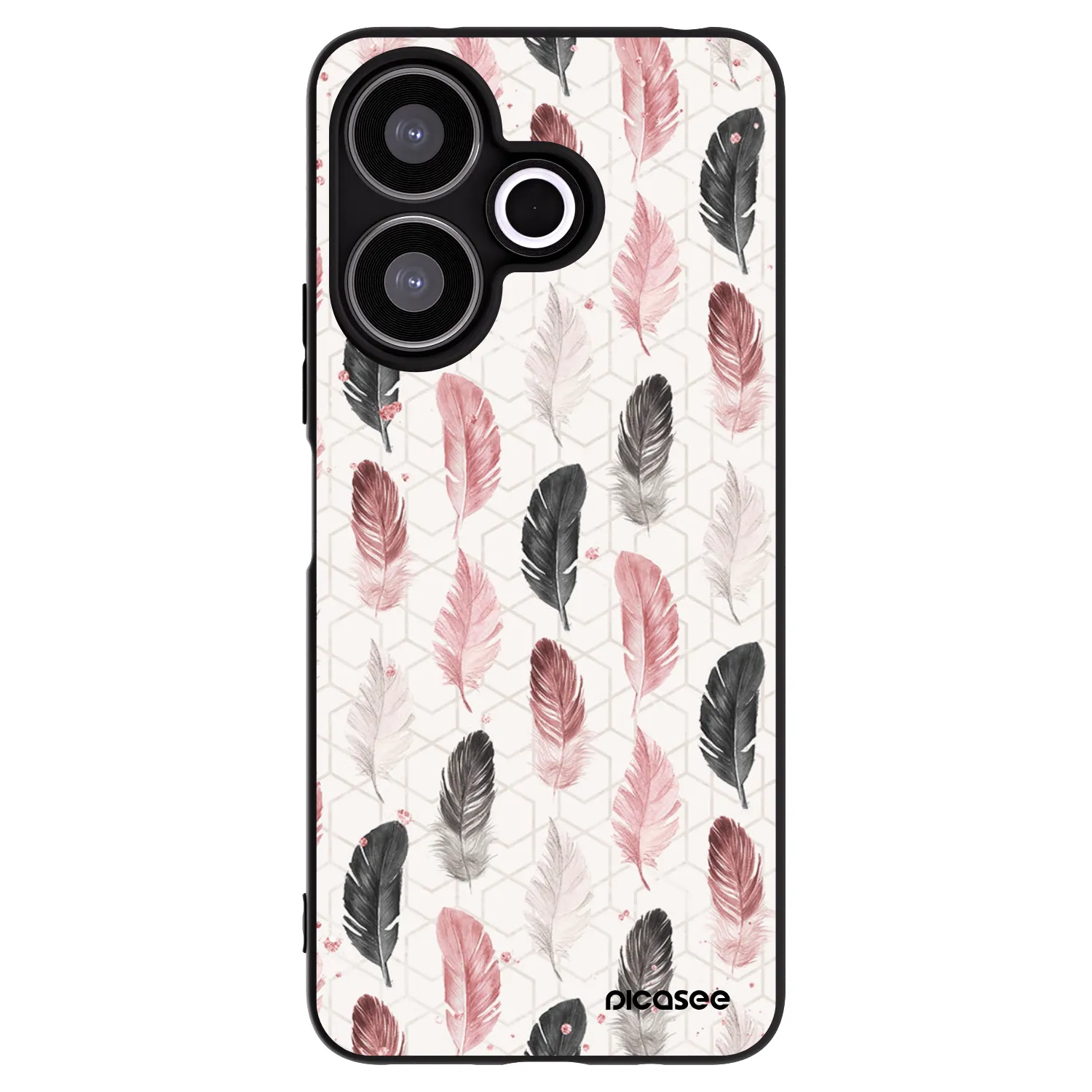 Picasee silikonový černý obal pro Xiaomi Redmi 13 4G - Pírka 2