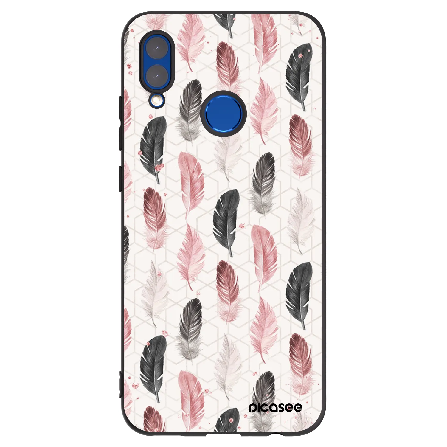 Picasee silikonový černý obal pro Honor 10 Lite - Pírka 2