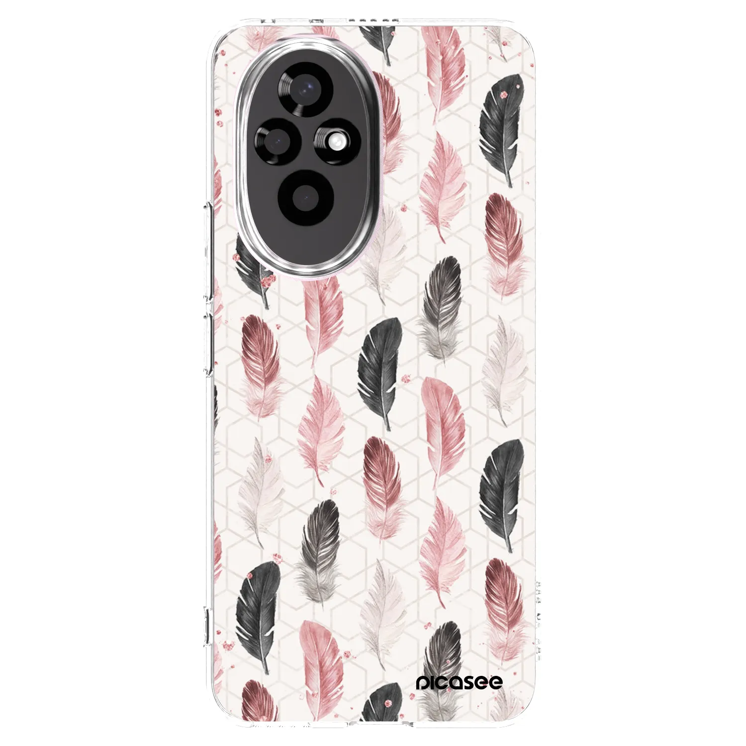 Picasee silikonový průhledný obal pro Honor 200 5G - Pírka 2