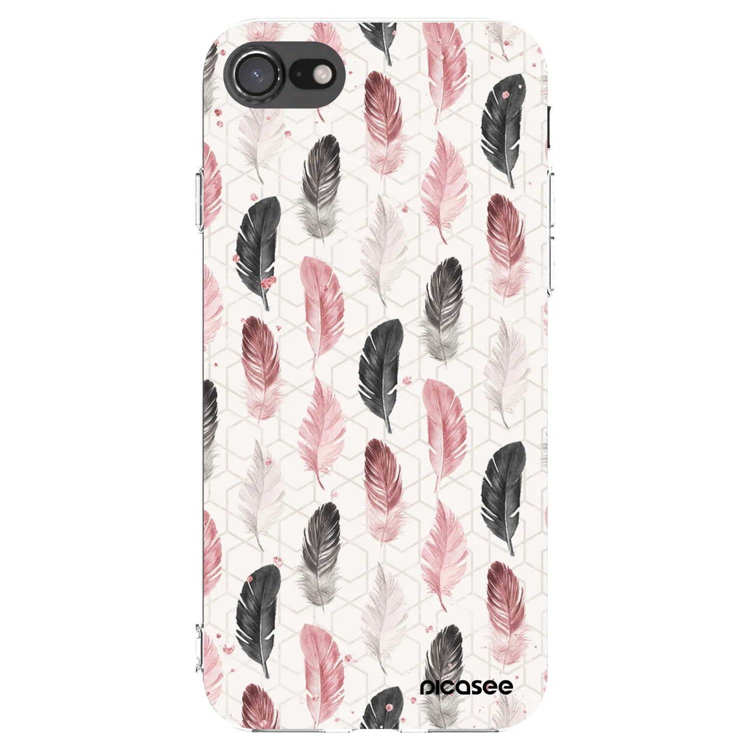 Picasee silikonový průhledný obal pro Apple iPhone 7 - Pírka 2