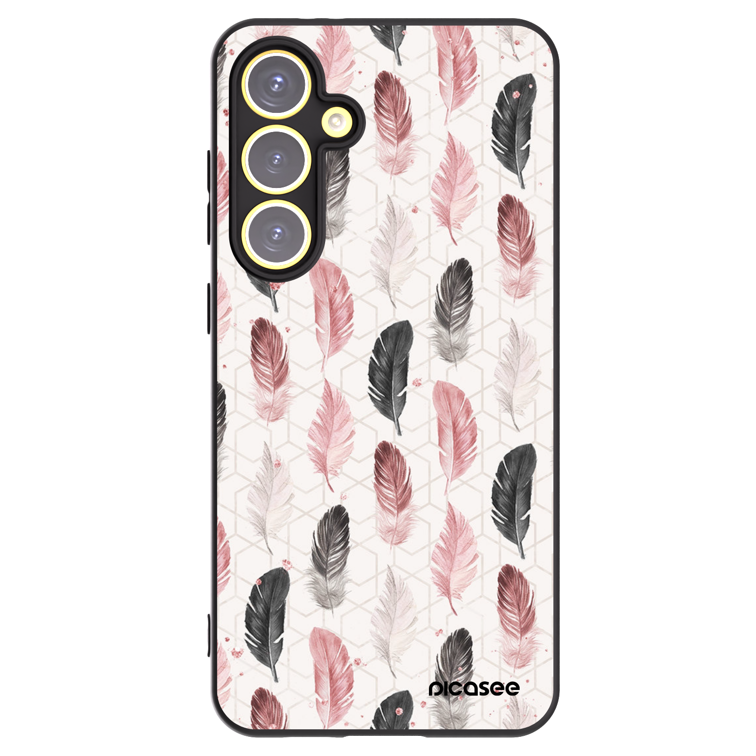 Picasee silikonový černý obal pro Samsung Galaxy S24 FE S721B - Pírka 2