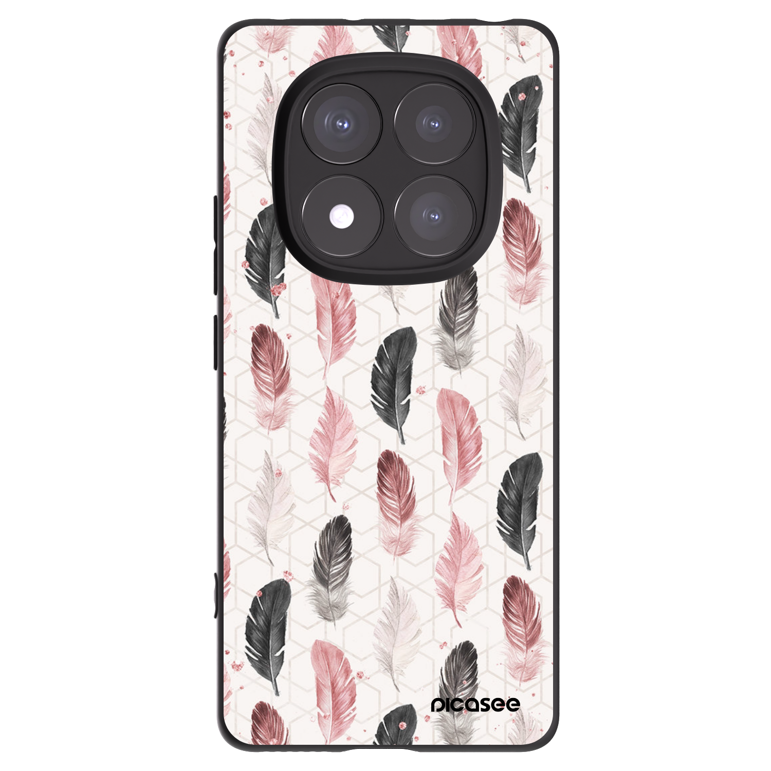 Picasee silikonový černý obal pro Xiaomi Redmi Note 14 Pro 5G - Pírka 2