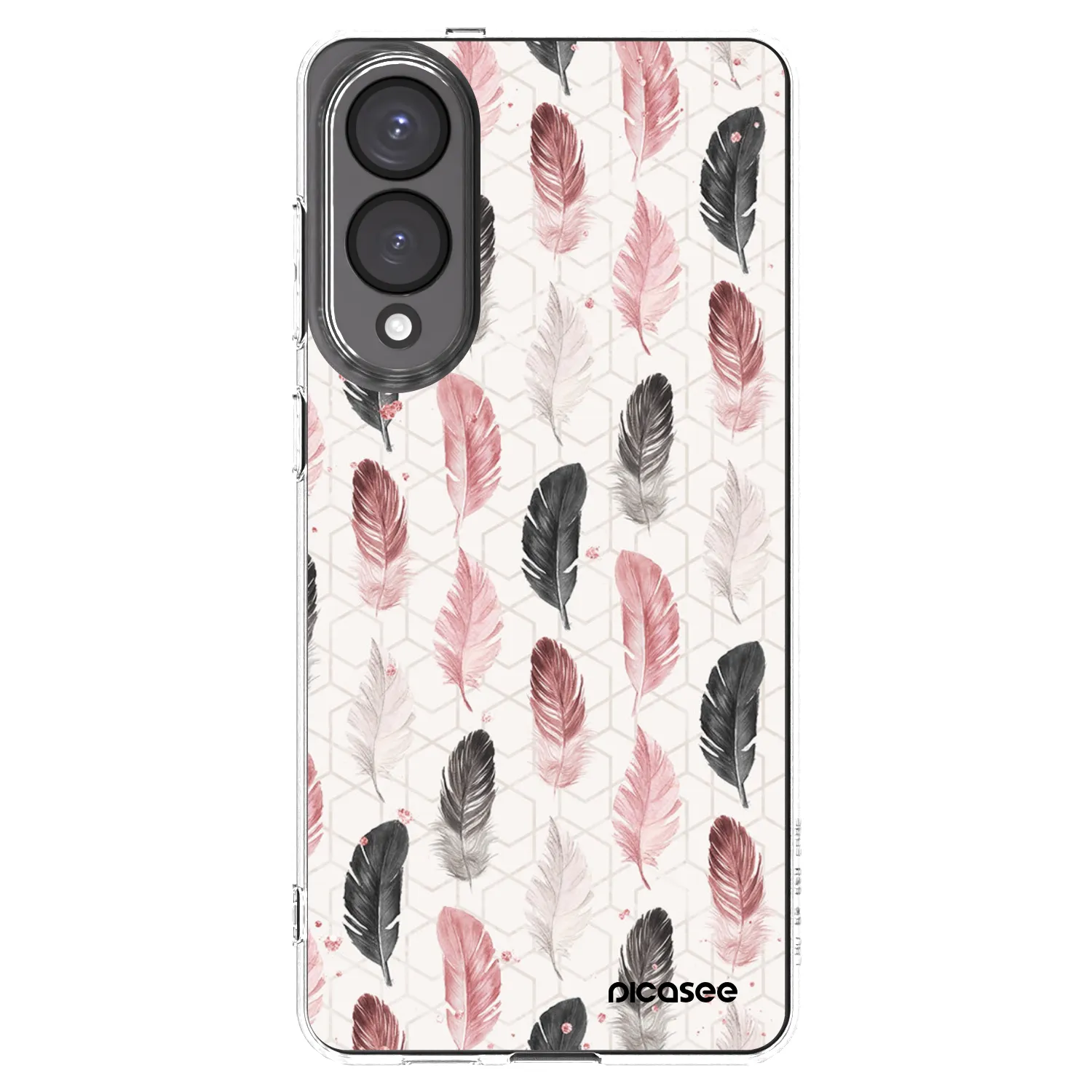 Picasee silikonový průhledný obal pro Samsung Galaxy S25 Edge 5G - Pírka 2