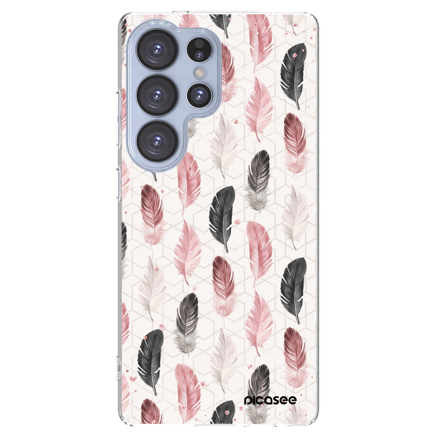 Picasee silikonový průhledný obal pro Samsung Galaxy S25 Ultra 5G - Pírka 2