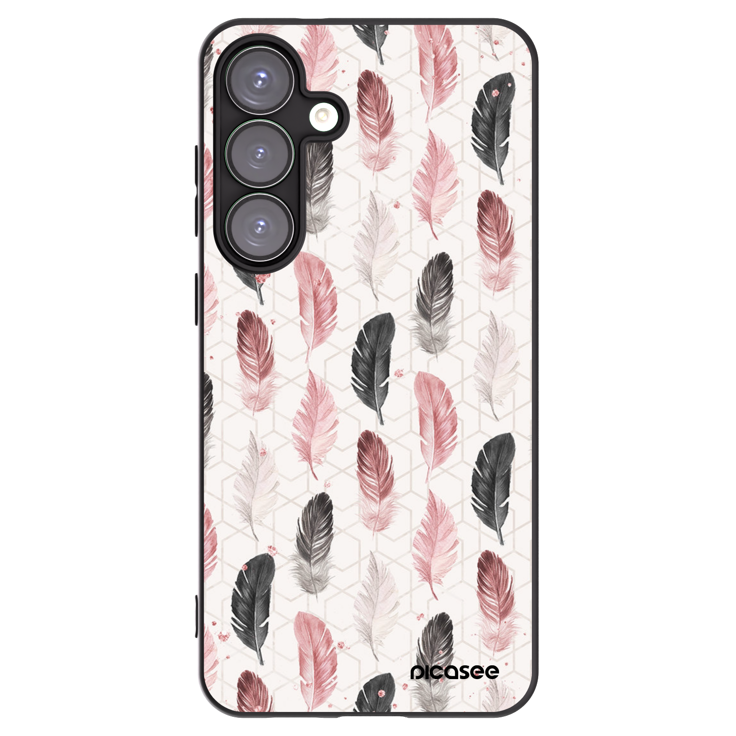 Picasee silikonový černý obal pro Samsung Galaxy S25+ 5G - Pírka 2