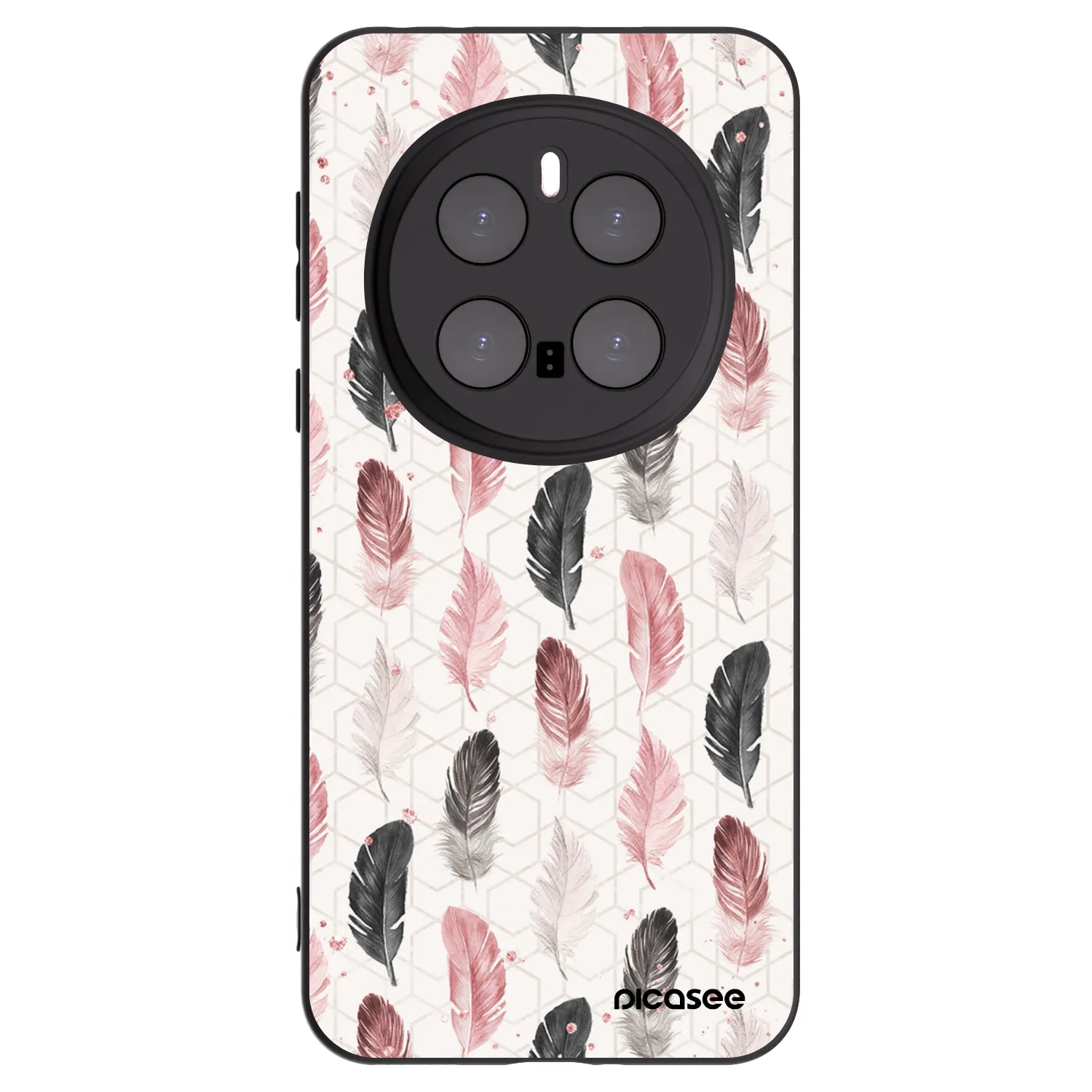 Picasee silikonový černý obal pro Honor Magic7 Pro 5G - Pírka 2