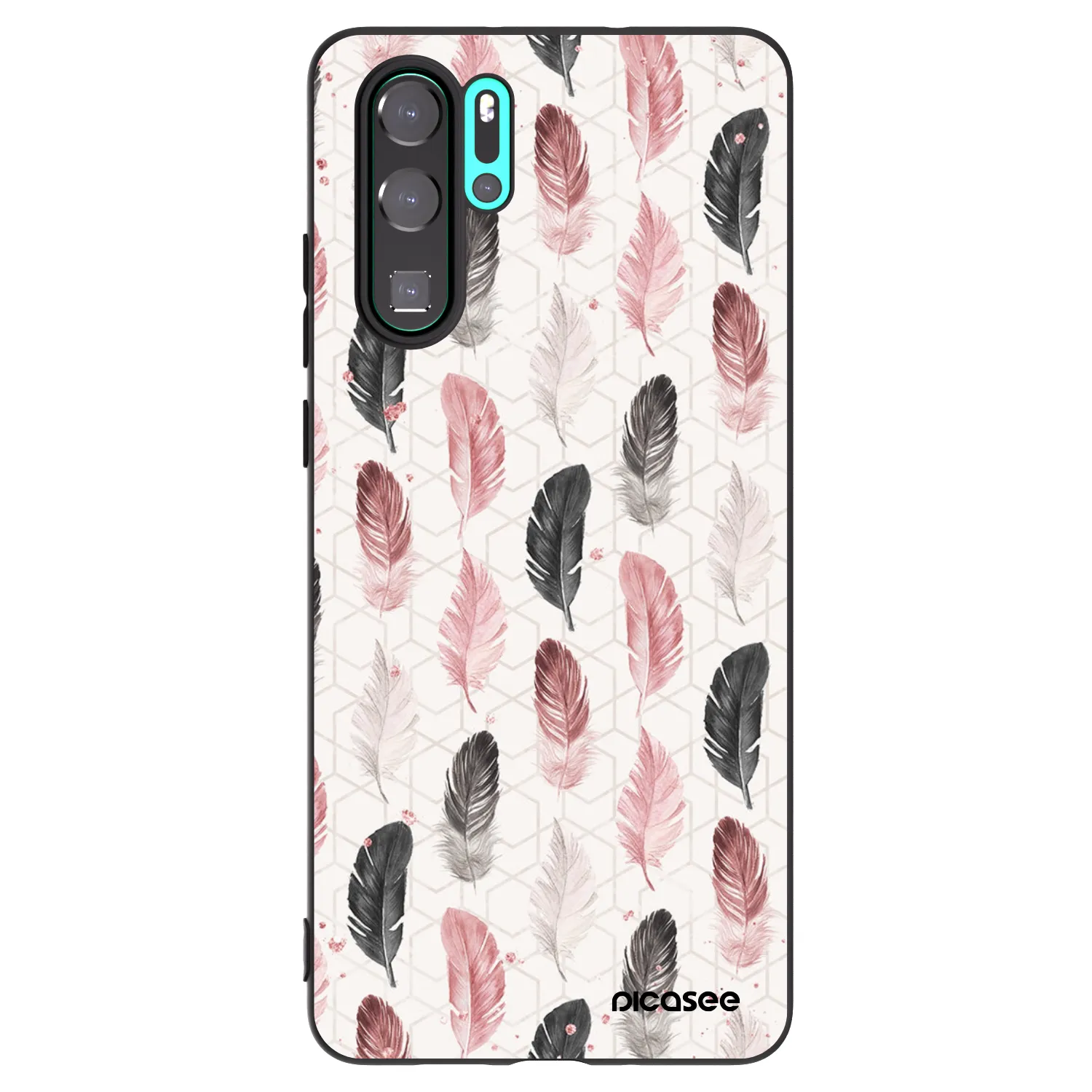 Picasee silikonový černý obal pro Huawei P30 Pro - Pírka 2