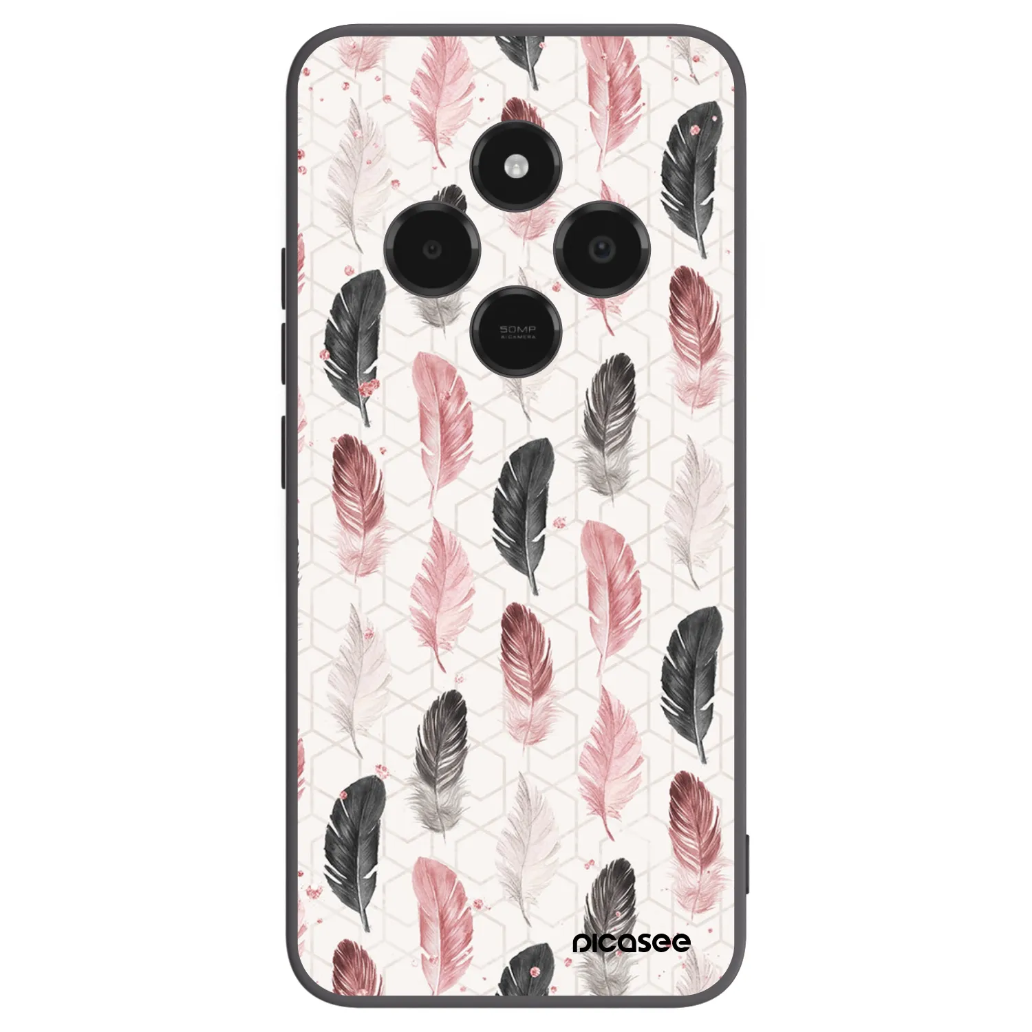 Picasee silikonový černý obal pro Xiaomi Poco C75 - Pírka 2