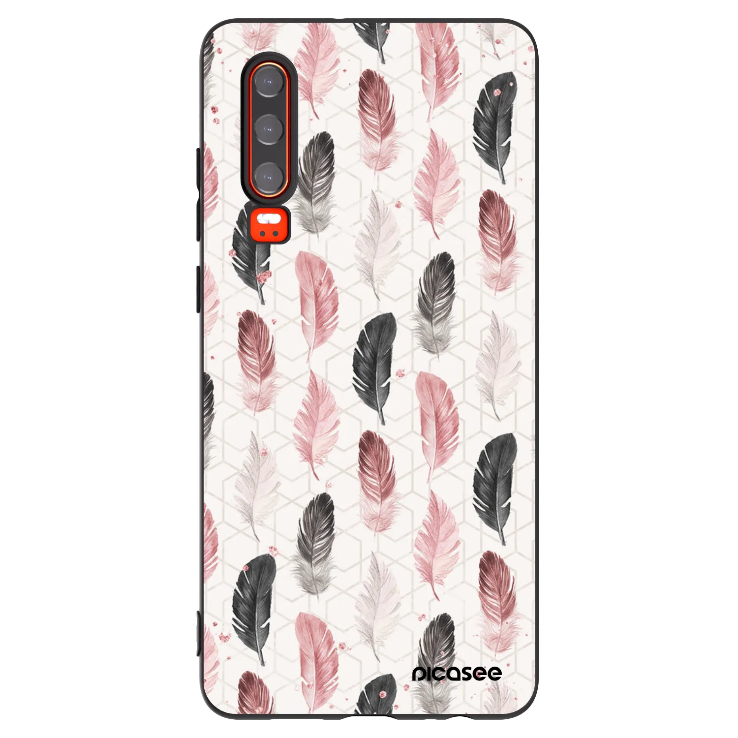 Picasee silikonový černý obal pro Huawei P30 - Pírka 2