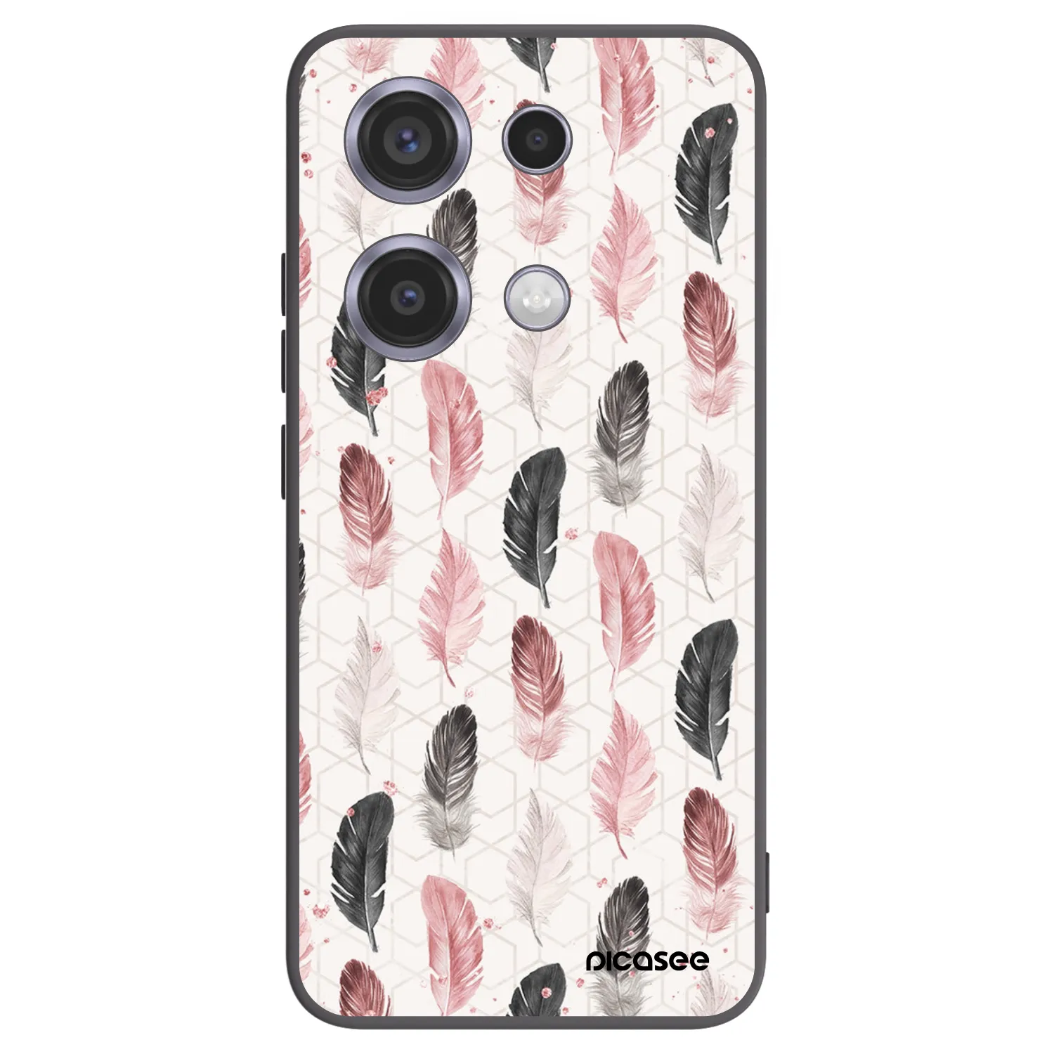 Picasee silikonový černý obal pro Xiaomi Redmi Note 14S - Pírka 2