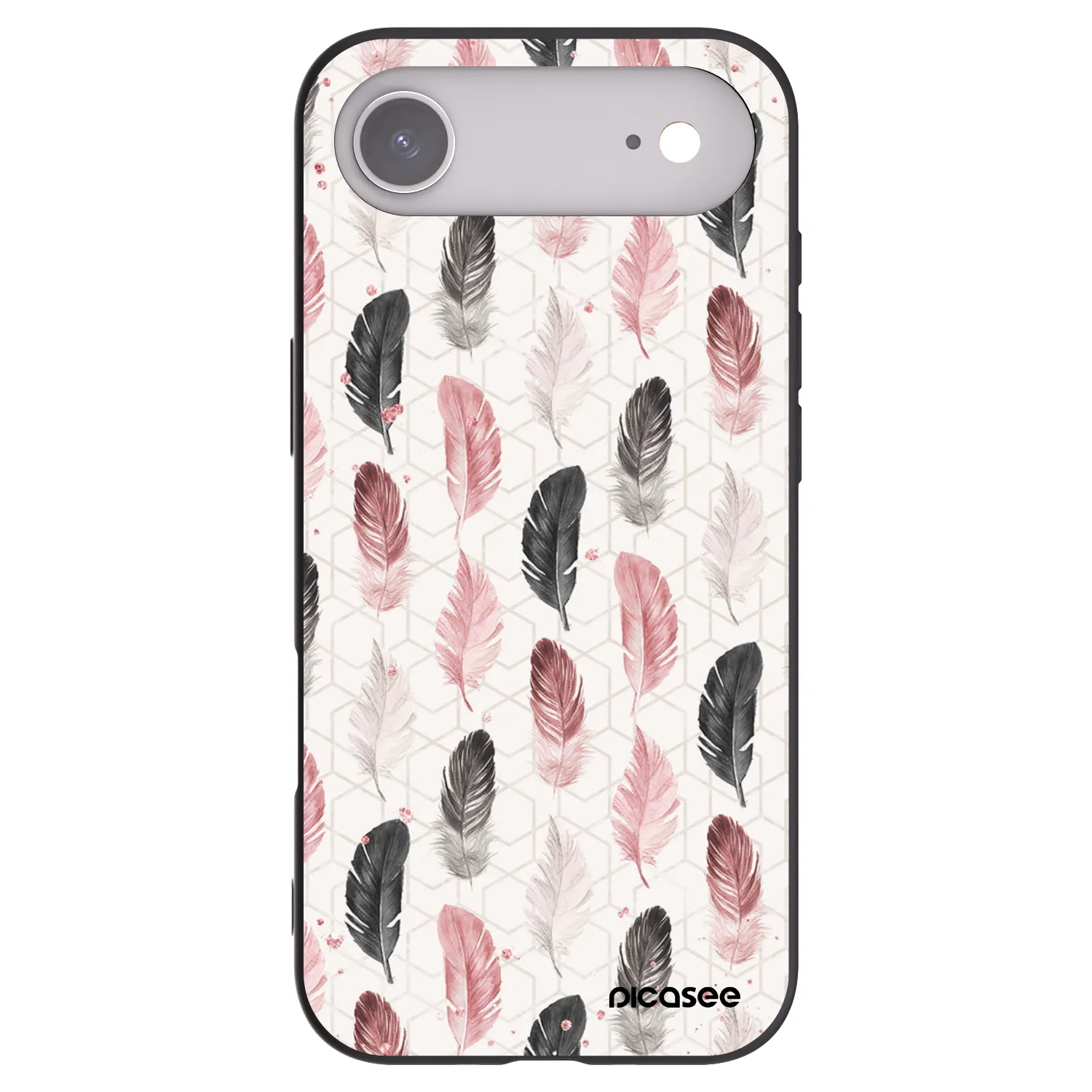Picasee silikonový černý obal pro Apple iPhone Air - Pírka 2