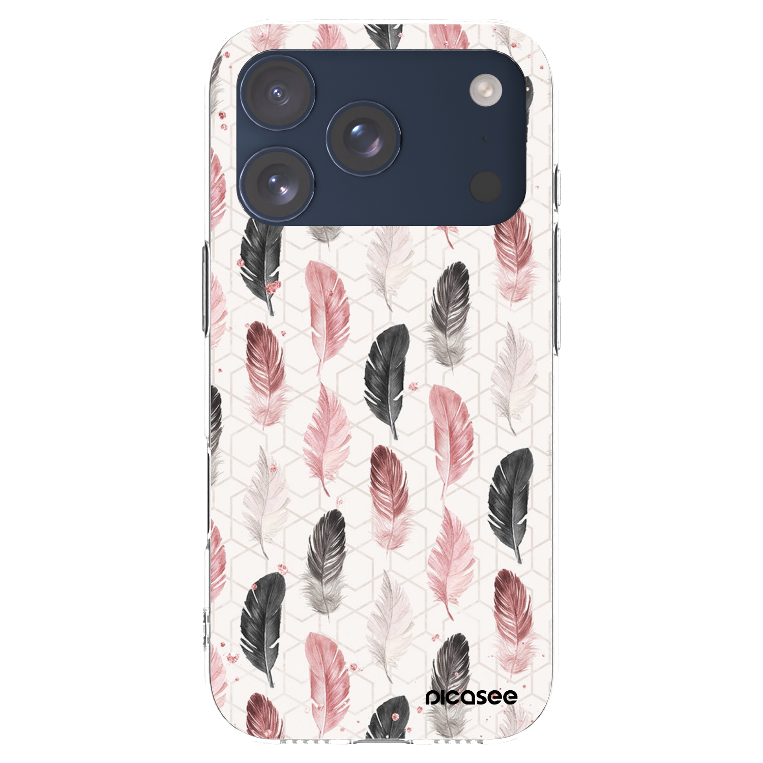 Picasee silikonový průhledný obal pro Apple iPhone 17 Pro - Pírka 2