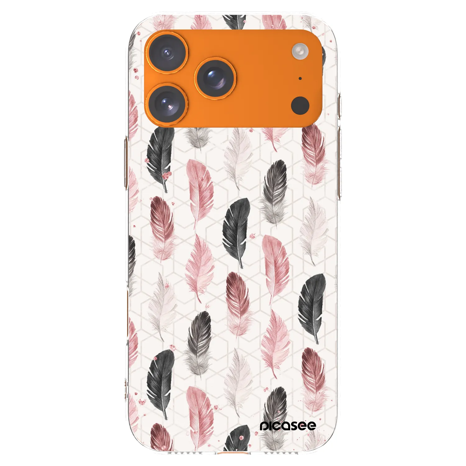 Picasee silikonový průhledný obal pro Apple iPhone 17 Pro Max - Pírka 2