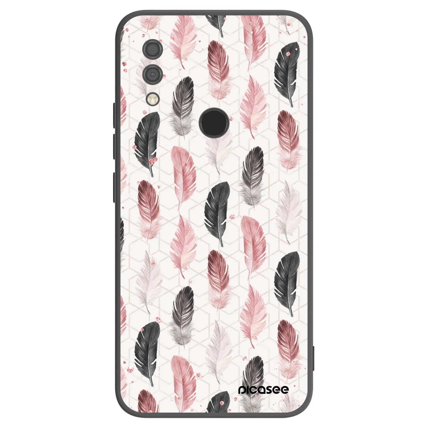 Picasee silikonový černý obal pro Xiaomi Redmi 7 - Pírka 2