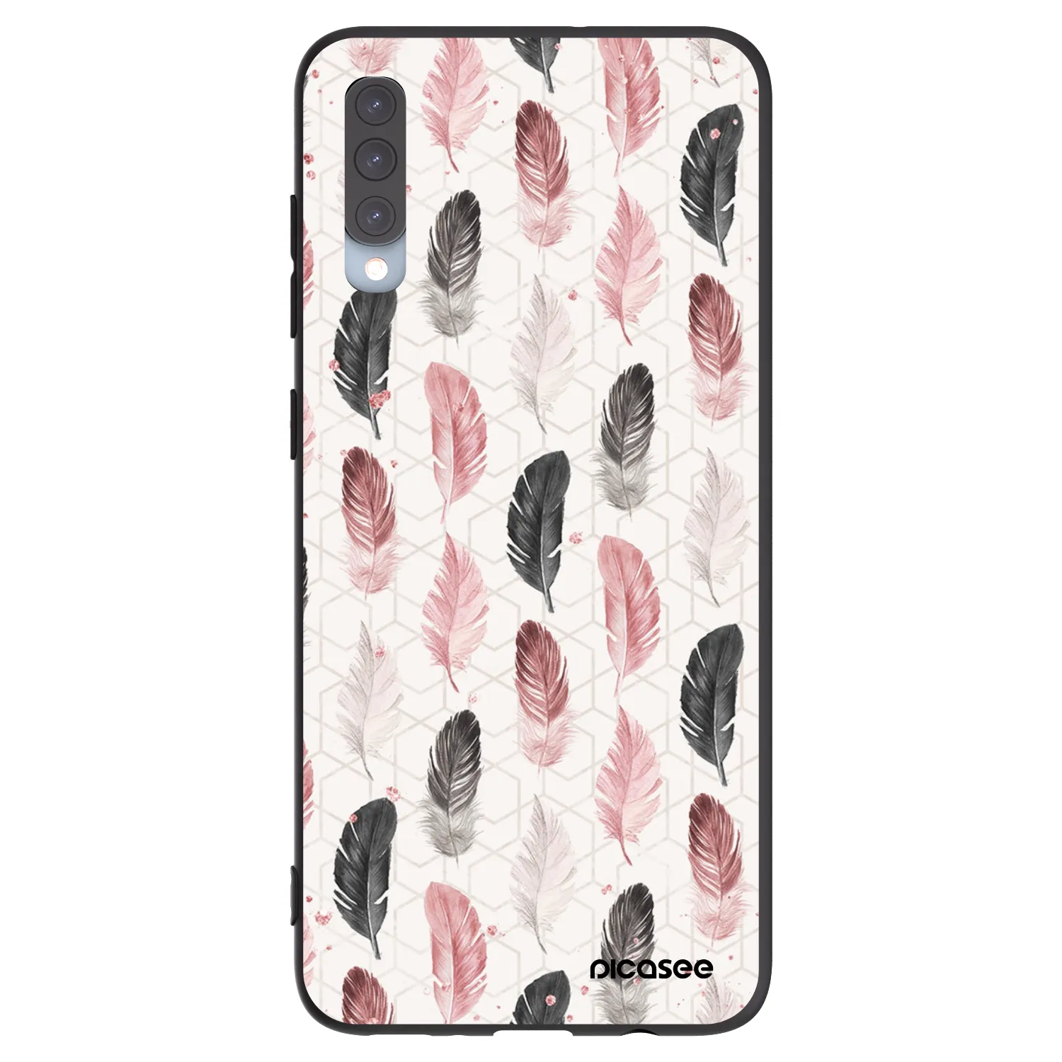 Picasee silikonový černý obal pro Samsung Galaxy A70 A705F - Pírka 2