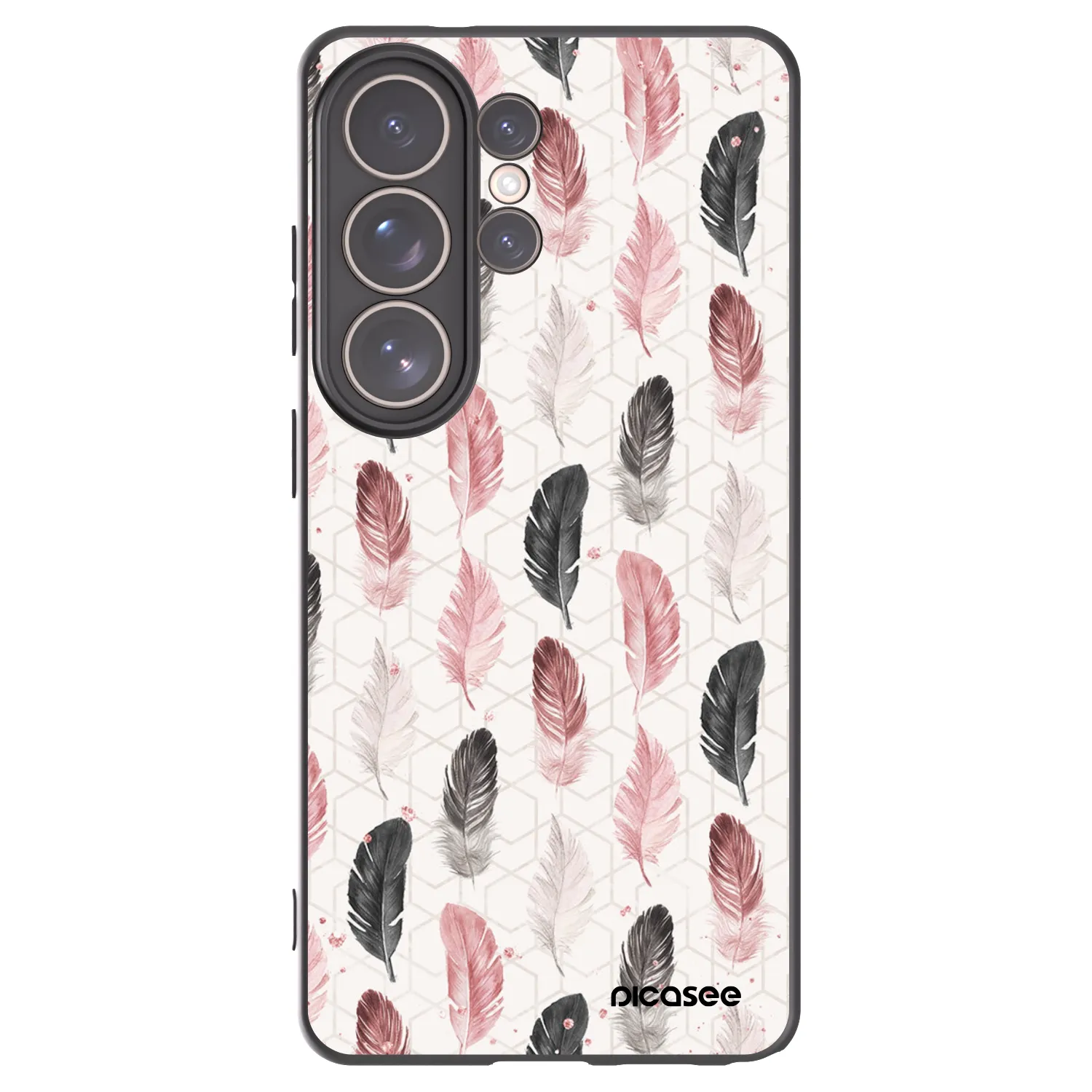 Picasee silikonový černý obal pro Samsung Galaxy S26 Ultra - Pírka 2