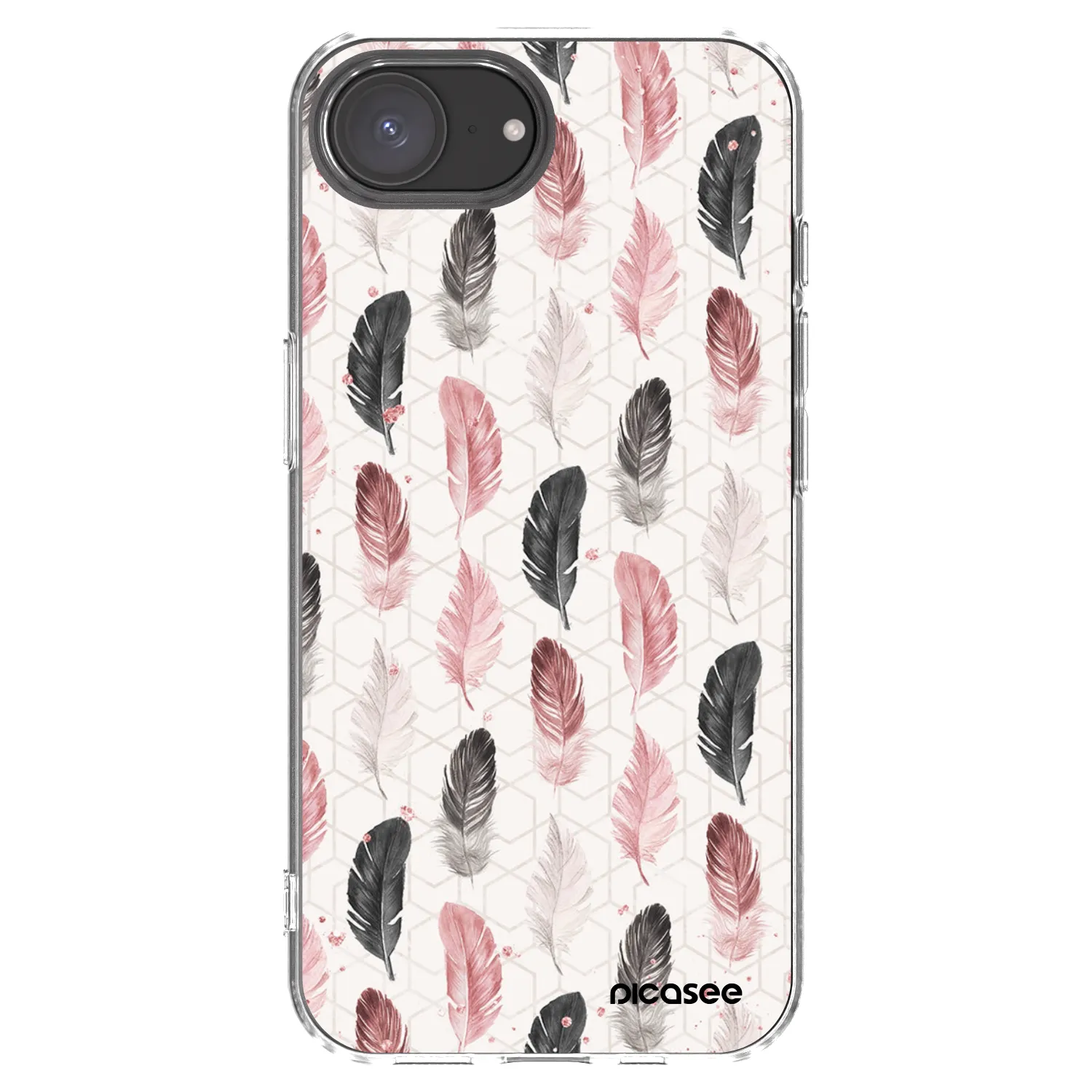 Picasee silikonový průhledný obal pro Apple iPhone 17e - Pírka 2