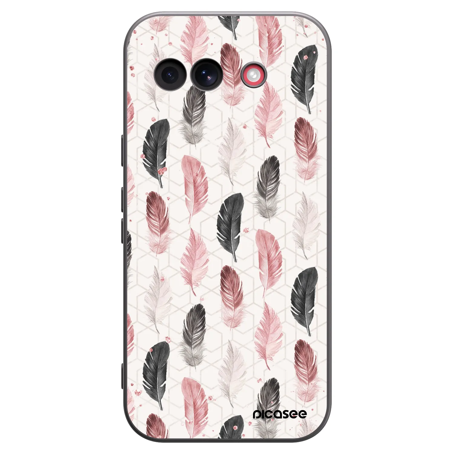 Picasee silikonový černý obal pro Google Pixel 10a - Pírka 2