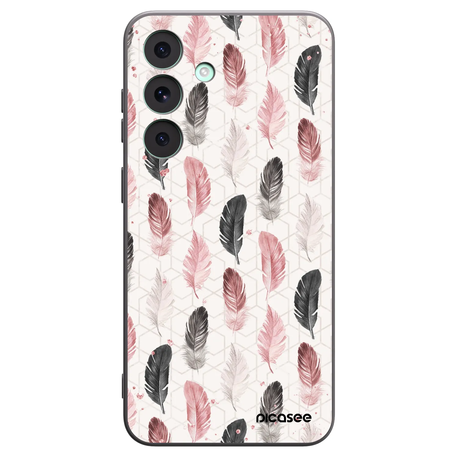 Picasee silikonový černý obal pro Samsung Galaxy S26 FE - Pírka 2